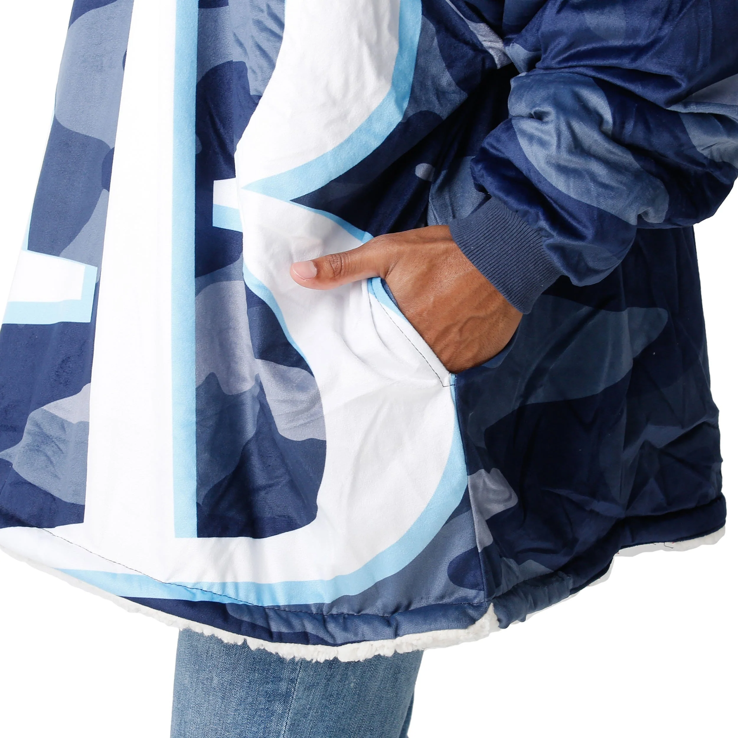 Tampa Bay Rays MLB Reversible Team Color Camo Hoodeez - Image 5