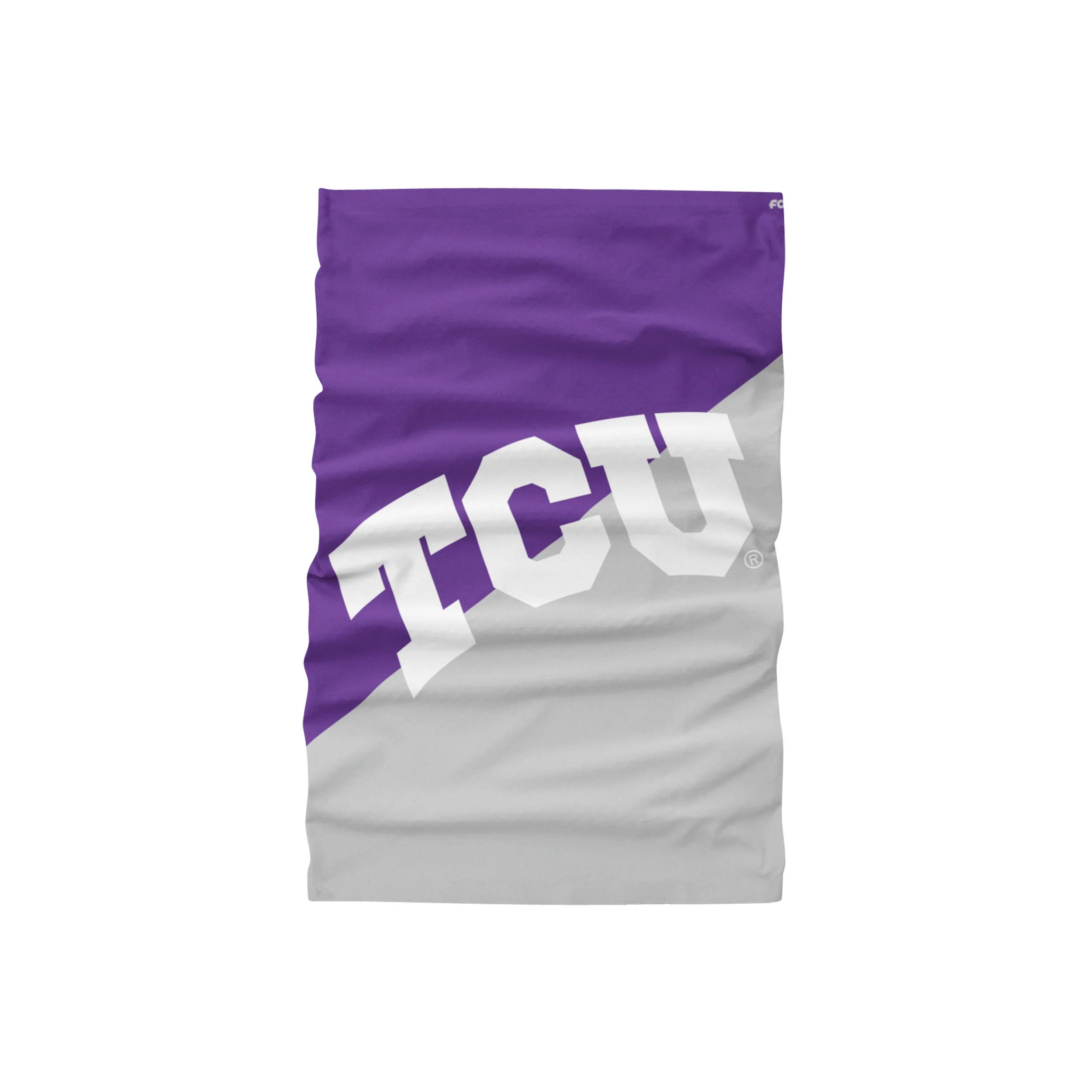 TCU Horned Frogs NCAA Big Logo Gaiter Scarf - Image 2