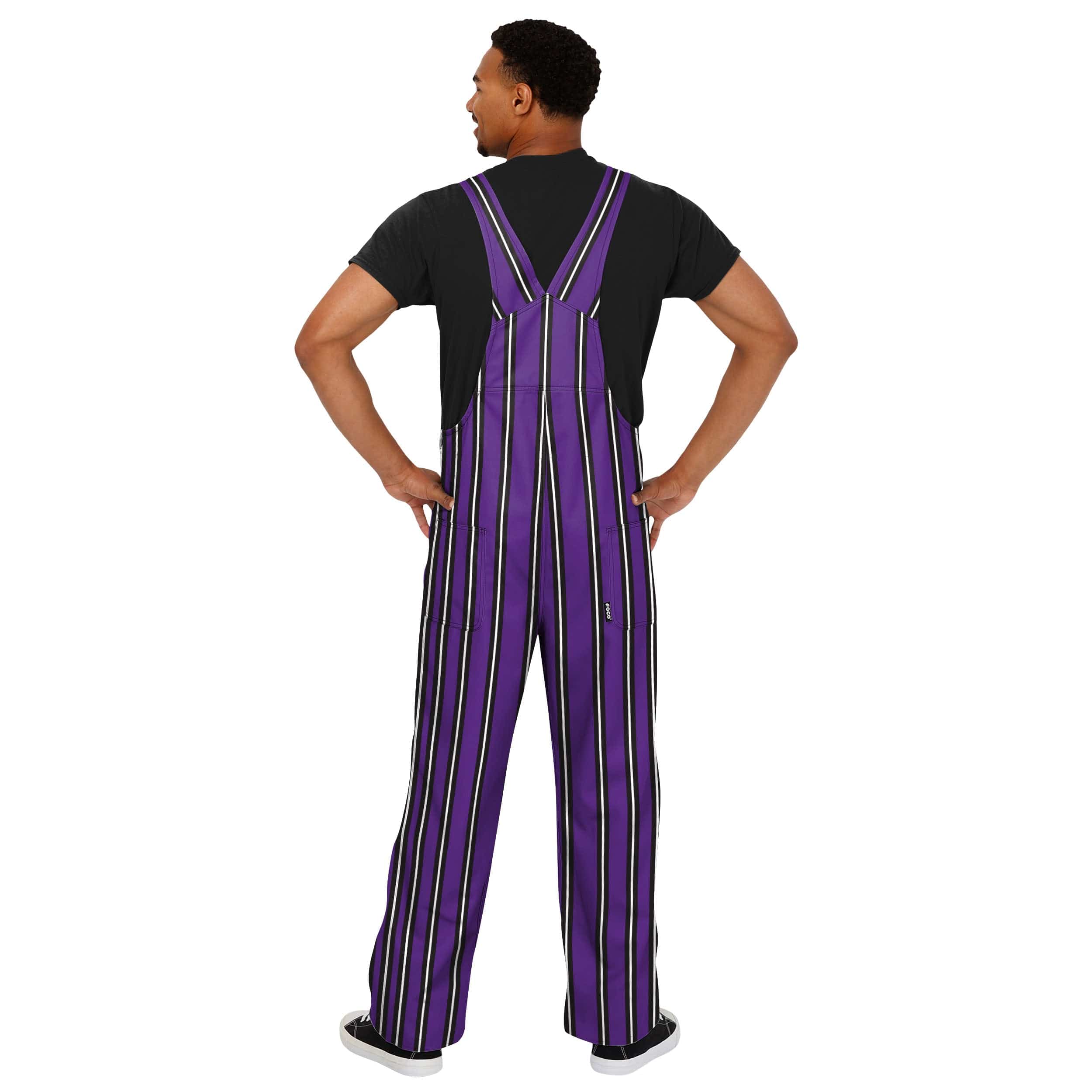 TCU Horned Frogs NCAA Mens Sideline Spirit Bib Overalls - Image 2