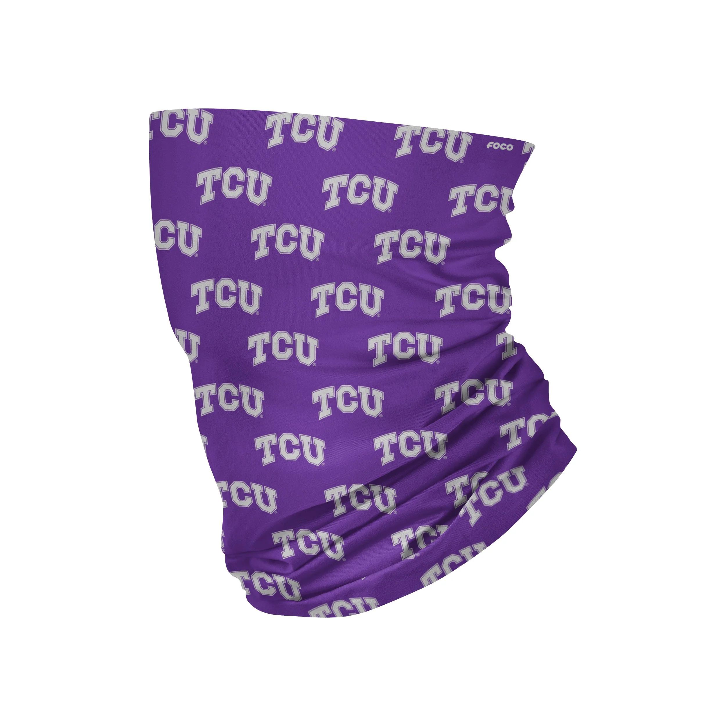 TCU Horned Frogs NCAA Mini Print Logo Gaiter Scarf