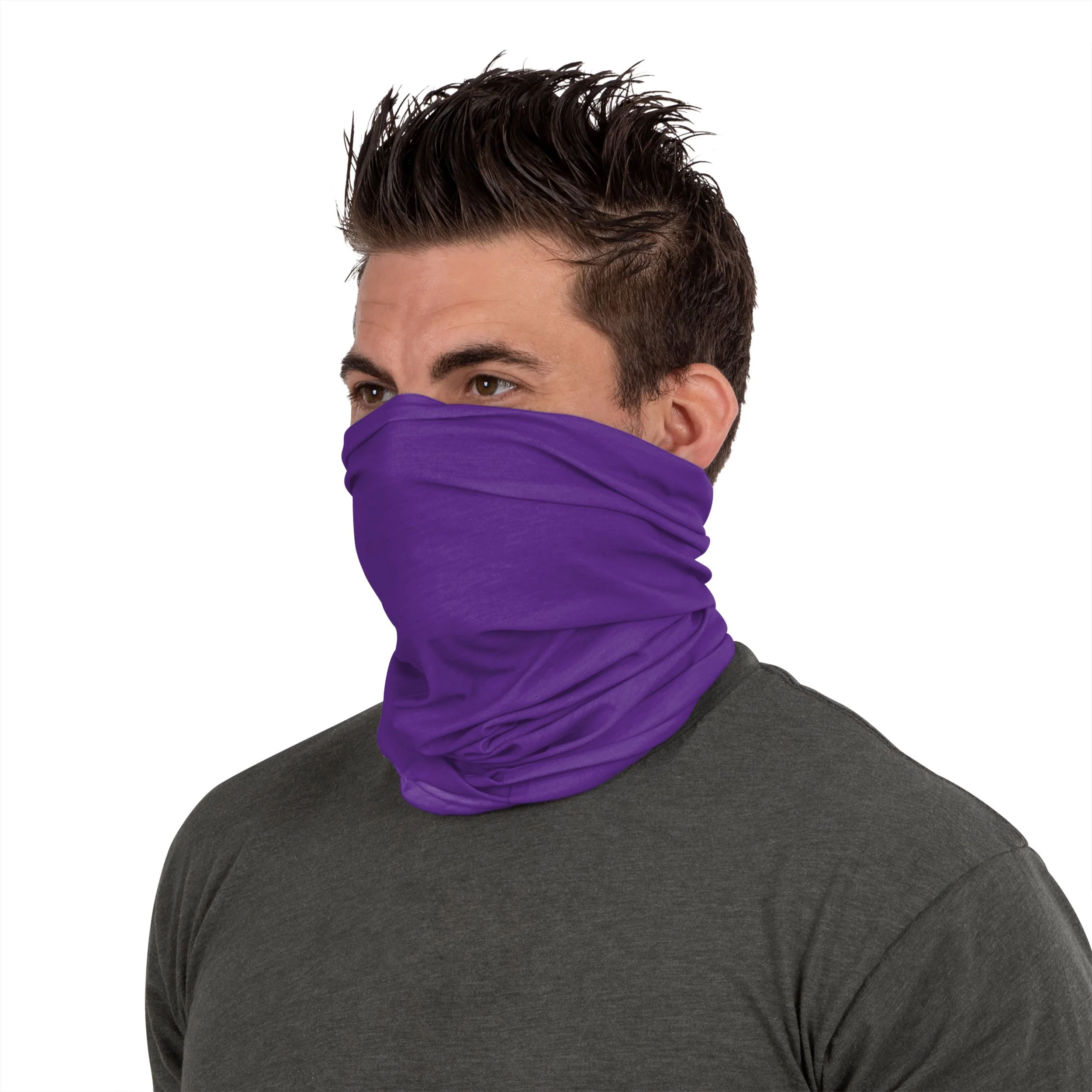 TCU Horned Frogs NCAA Mini Print Logo Gaiter Scarf - Image 4