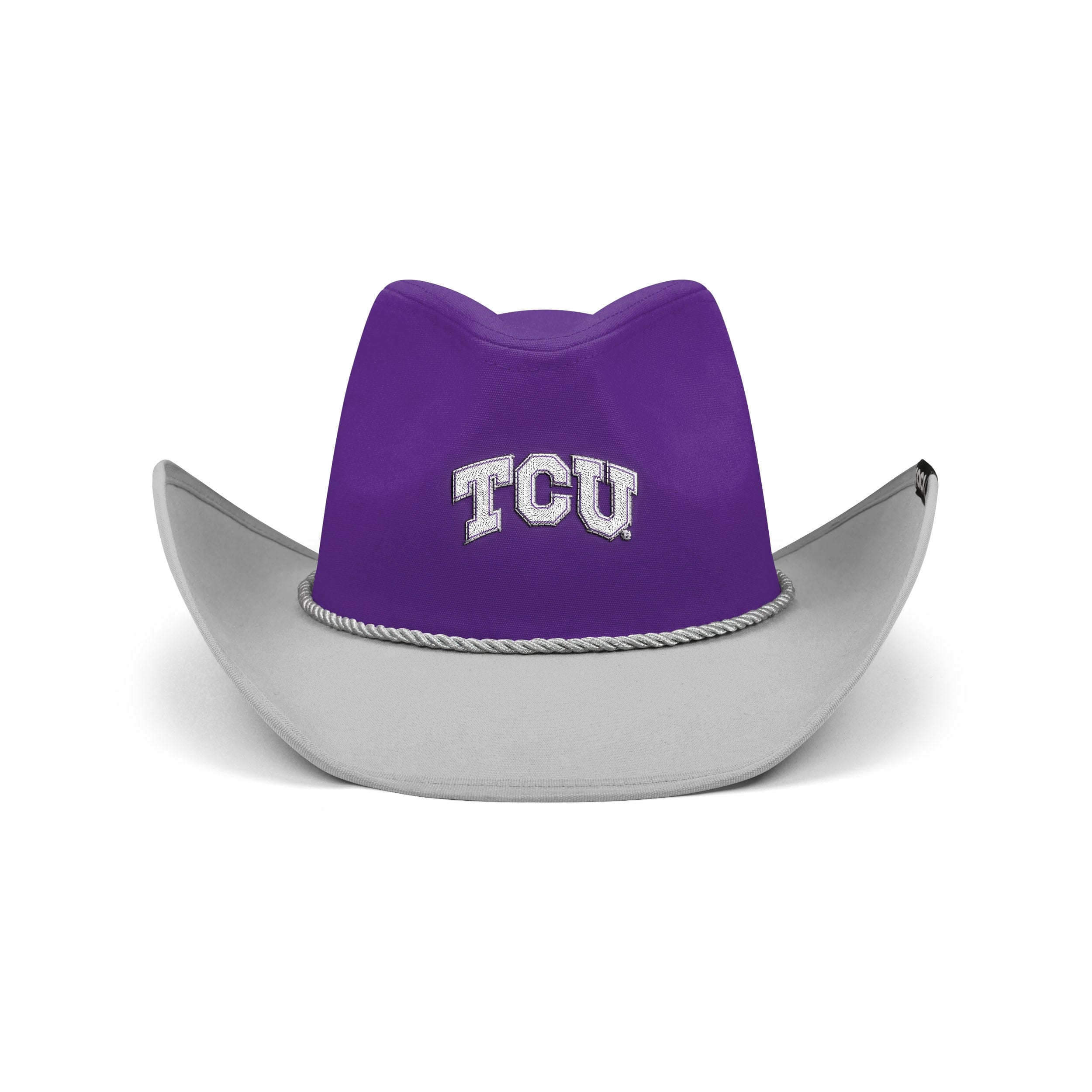 TCU Horned Frogs NCAA Two Tone Cowboy Hat - Image 3