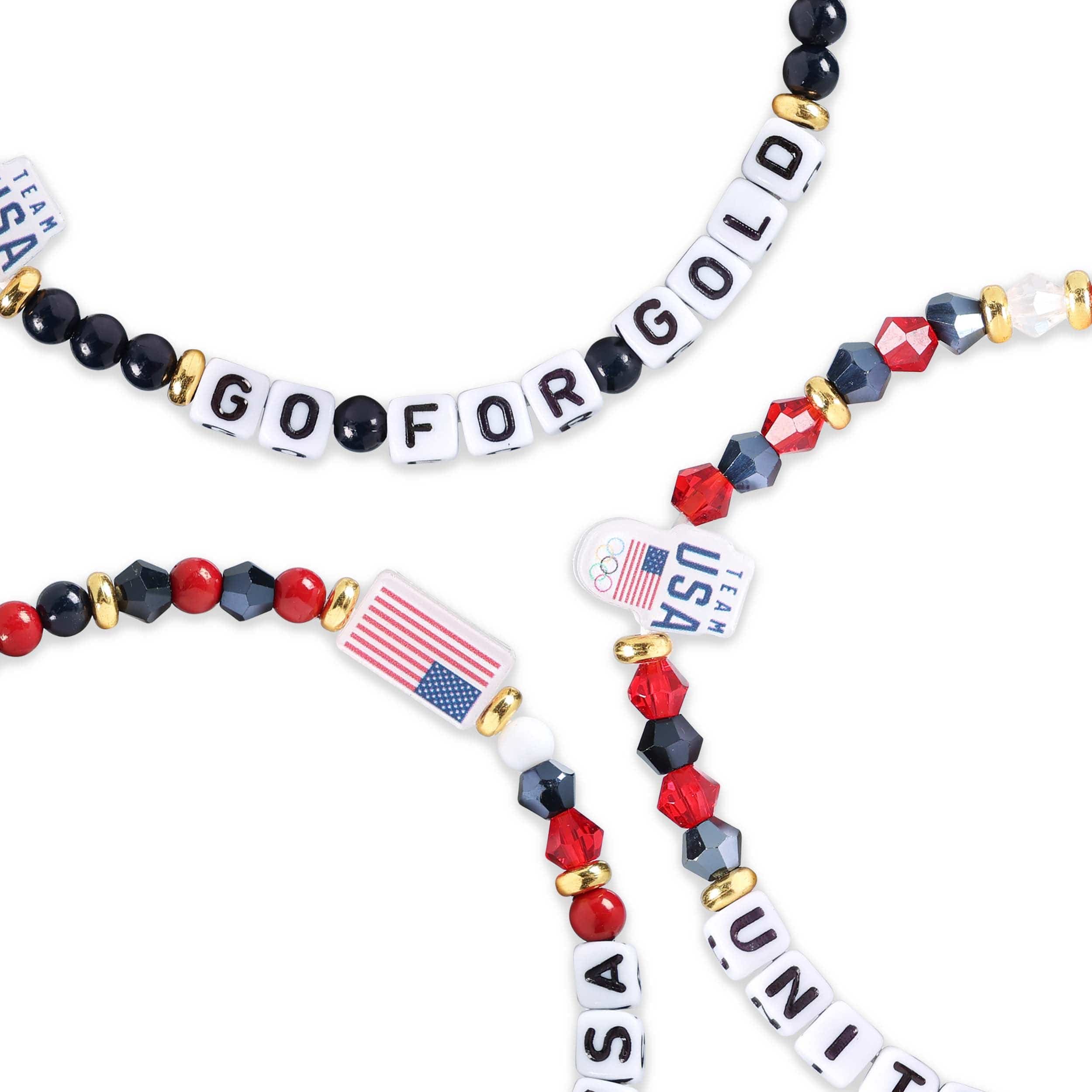 Team USA 3 Pack Friendship Bracelet - Image 2