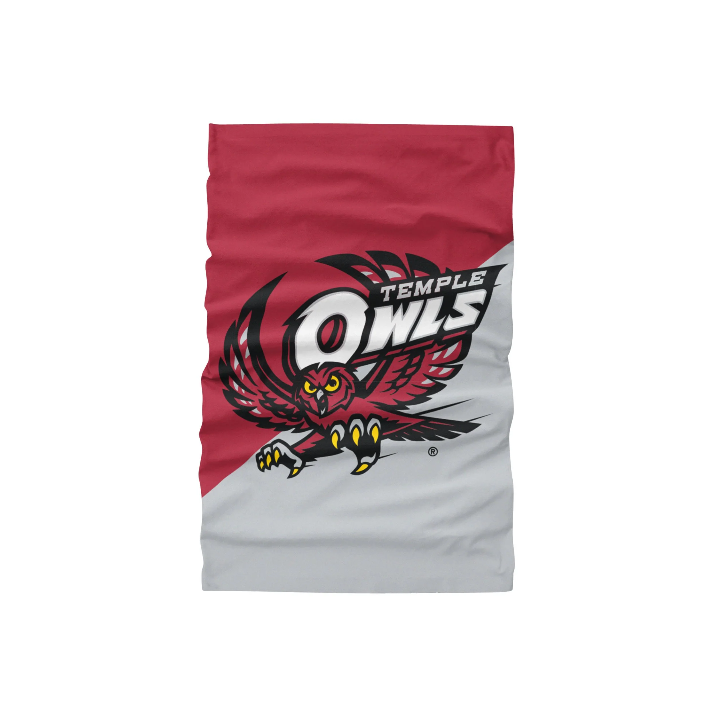 Temple Owls NCAA Big Logo Gaiter Scarf - Image 2