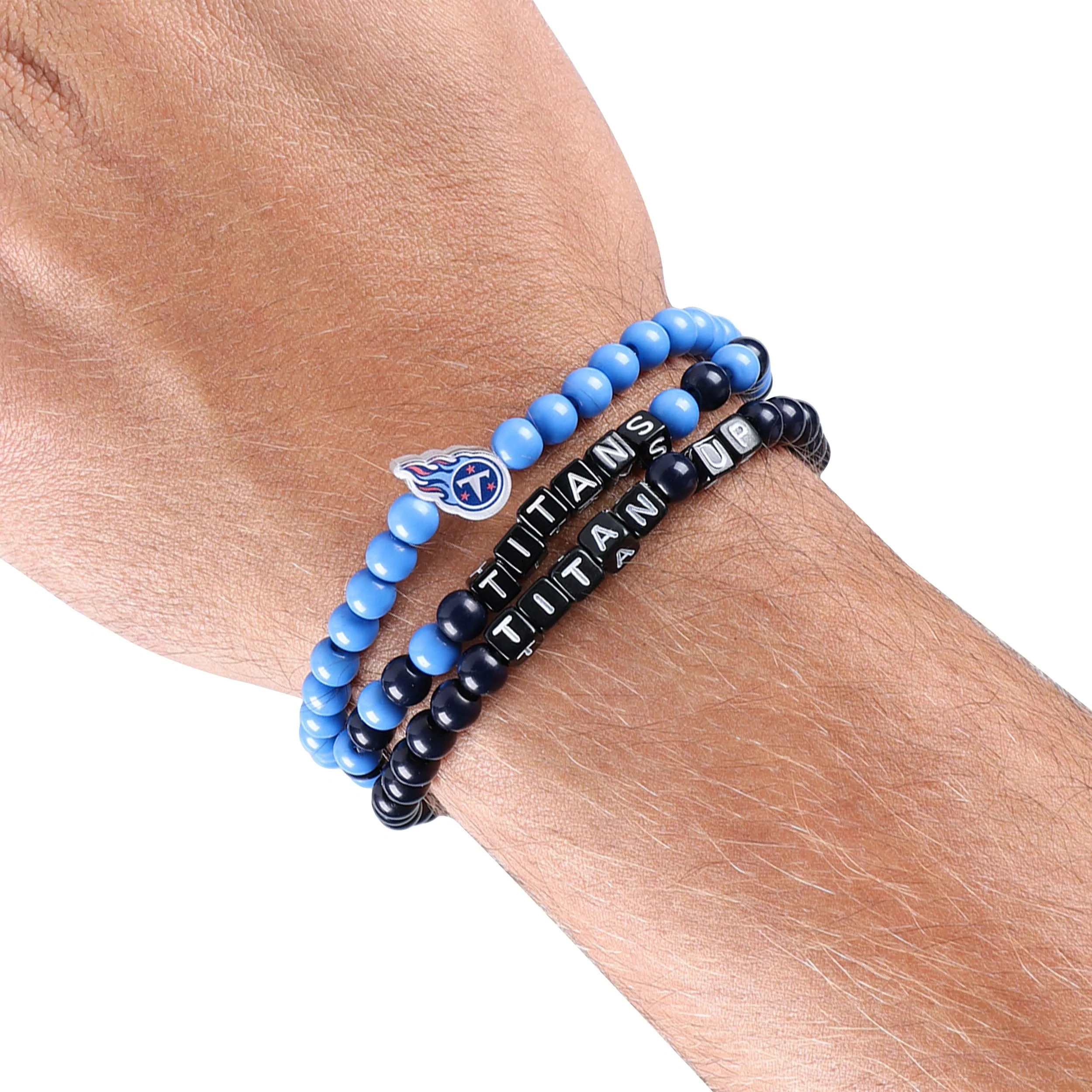 Tennessee Titans NFL 3 Pack Beaded Friendship Bracelet - Image 4