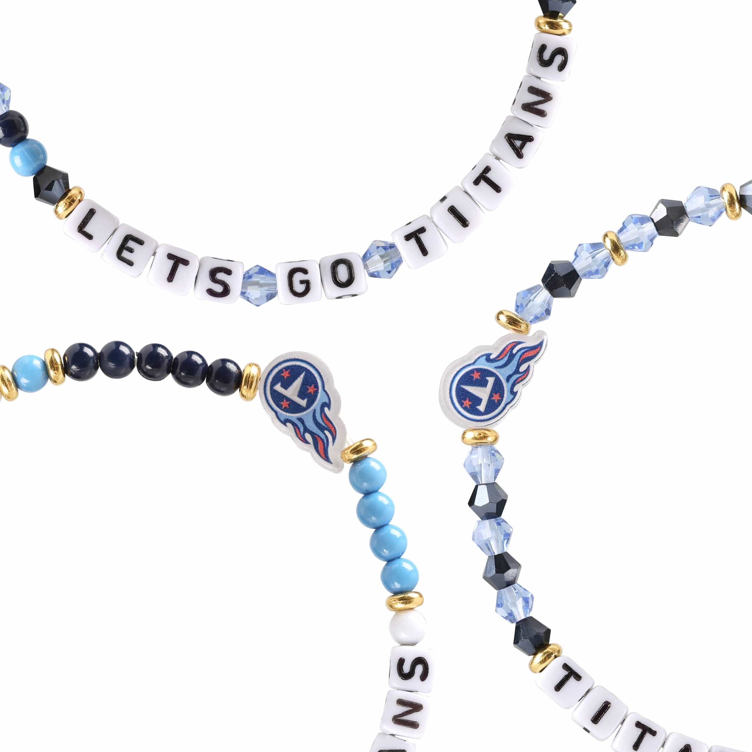 Tennessee Titans NFL 3 Pack Friendship Bracelet - Image 2