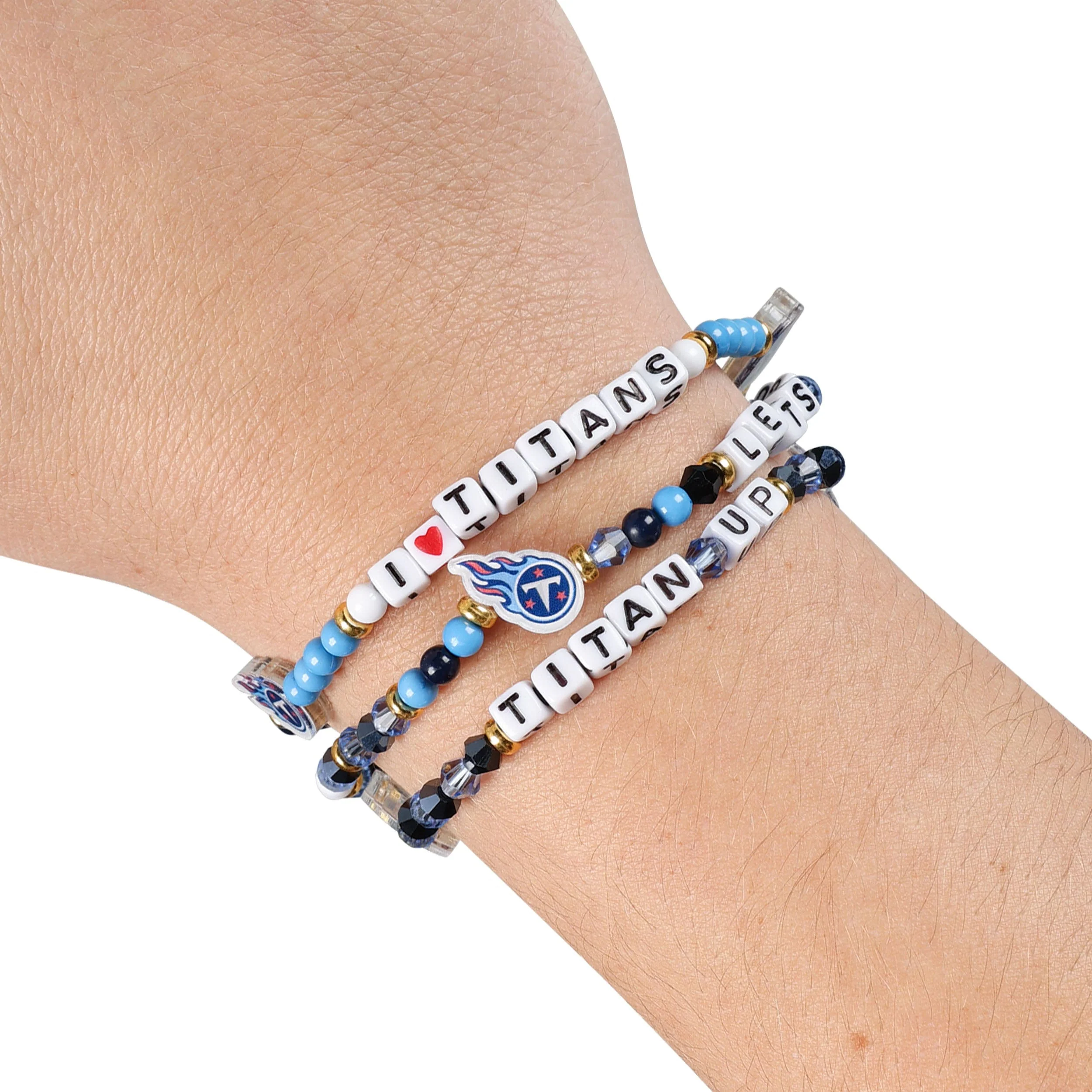 Tennessee Titans NFL 3 Pack Friendship Bracelet - Image 4