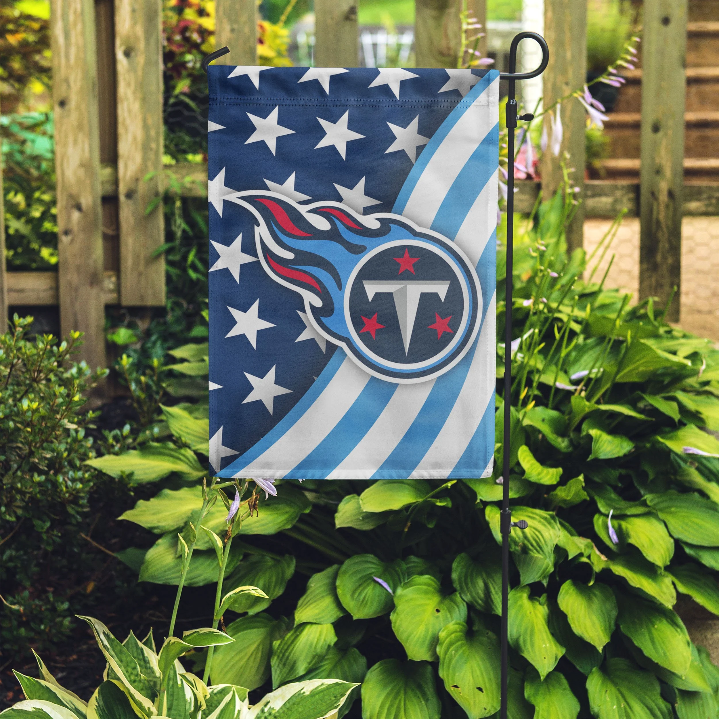 Tennessee Titans NFL Americana Garden Flag - Image 4