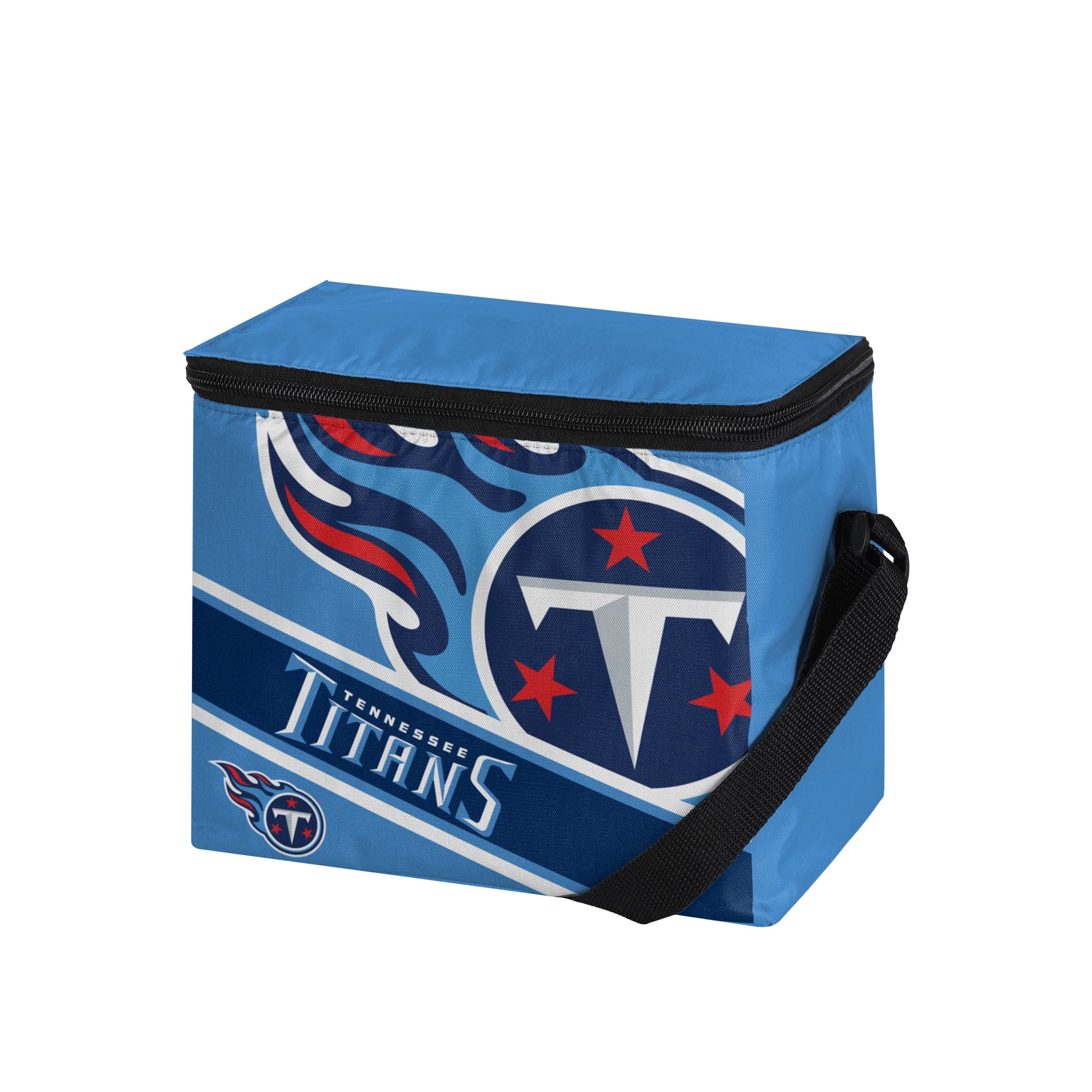 Tennessee Titans NFL Big Logo Stripe 6 Pack Cooler - Image 2