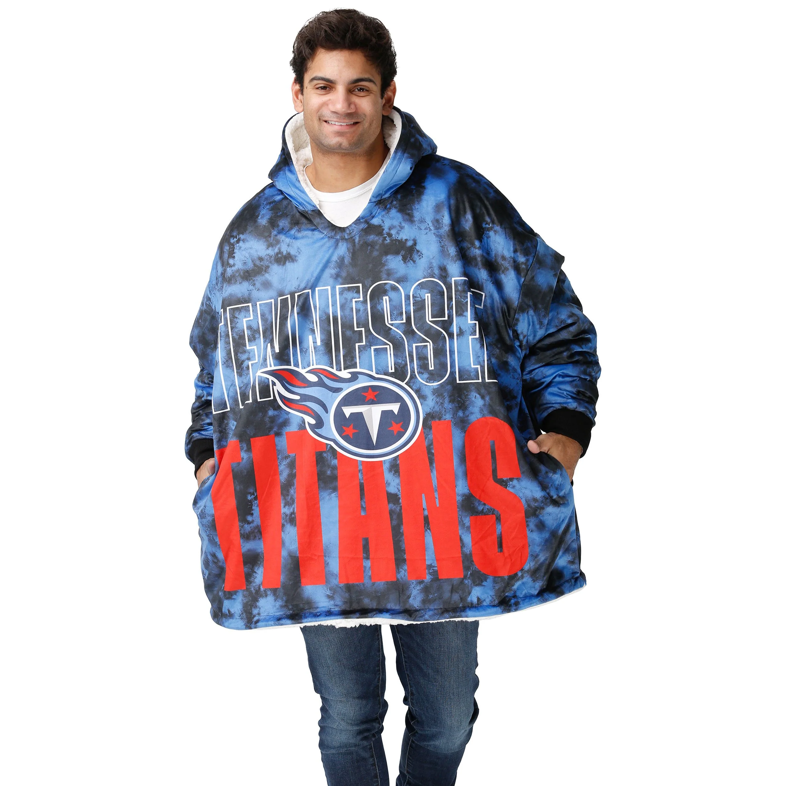 Tennessee Titans NFL Bold Logo Camo Hoodeez - Image 3