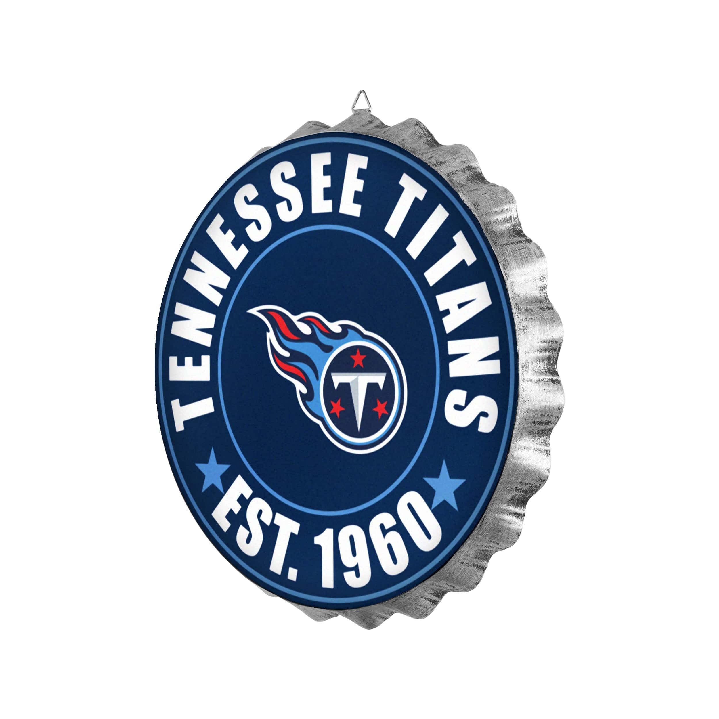 Tennessee Titans NFL Bottle Cap Wall Sign - Image 2