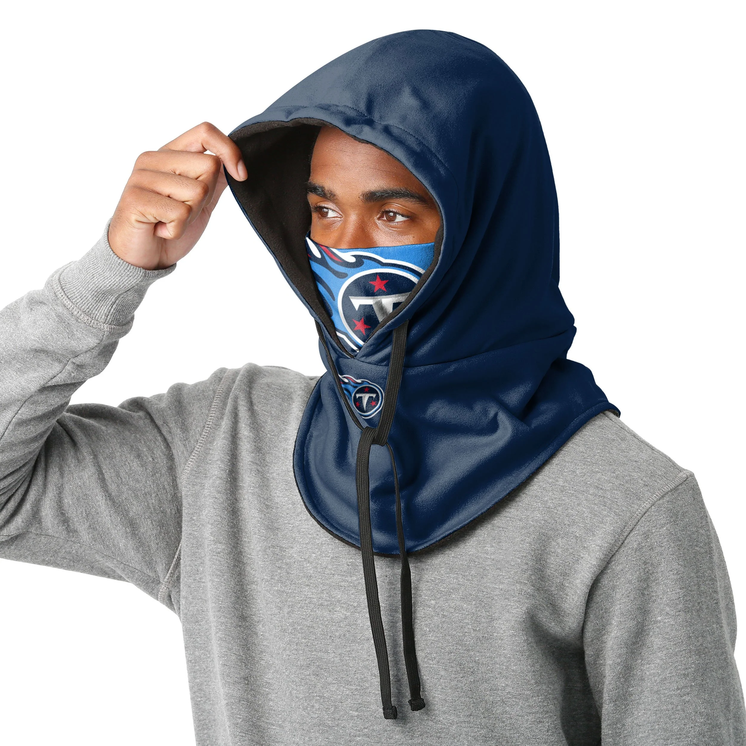 Tennessee Titans NFL Drawstring Hooded Gaiter - - Image 3