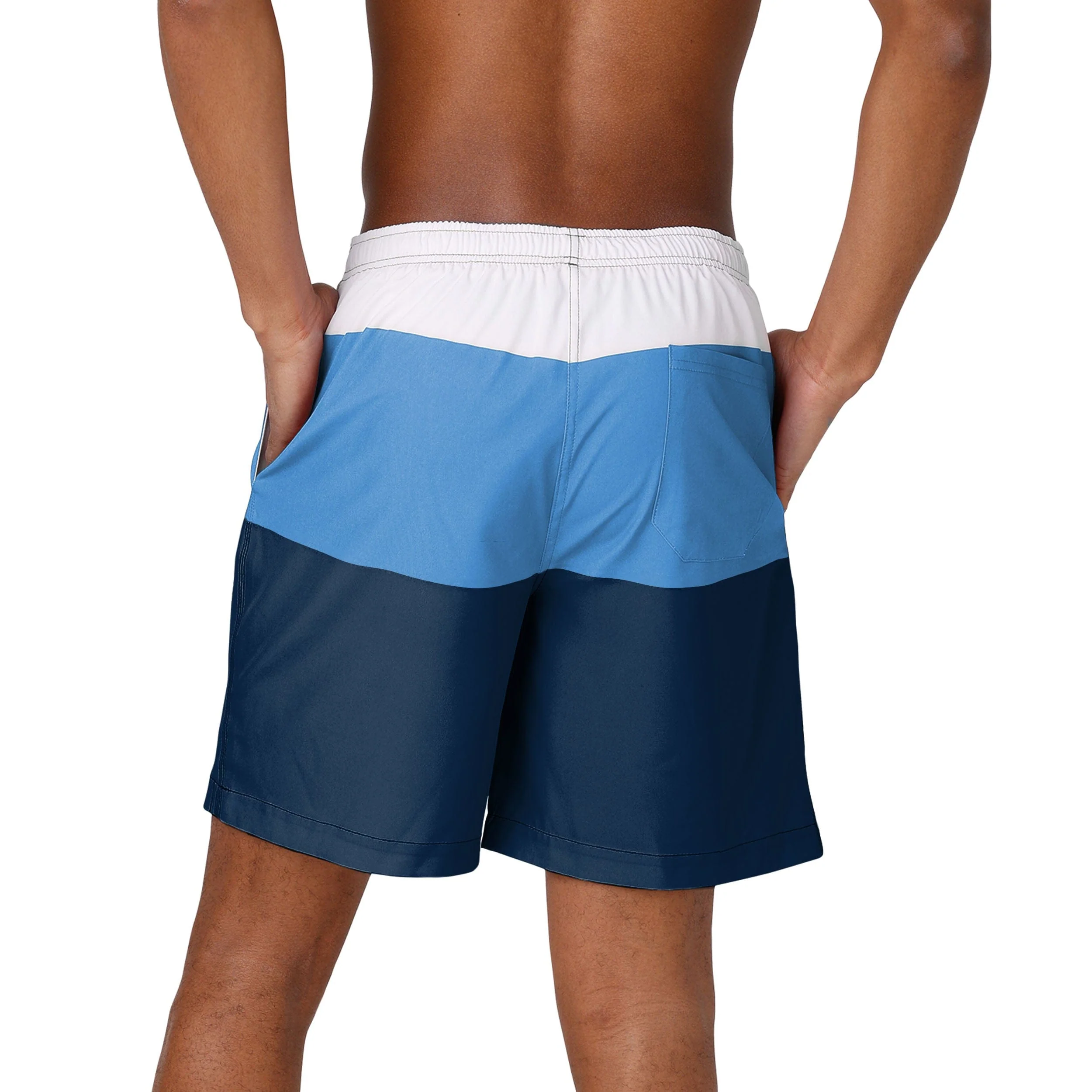 Tennessee Titans NFL Mens 3 Stripe Big Logo Swimming Trunks - Image 3