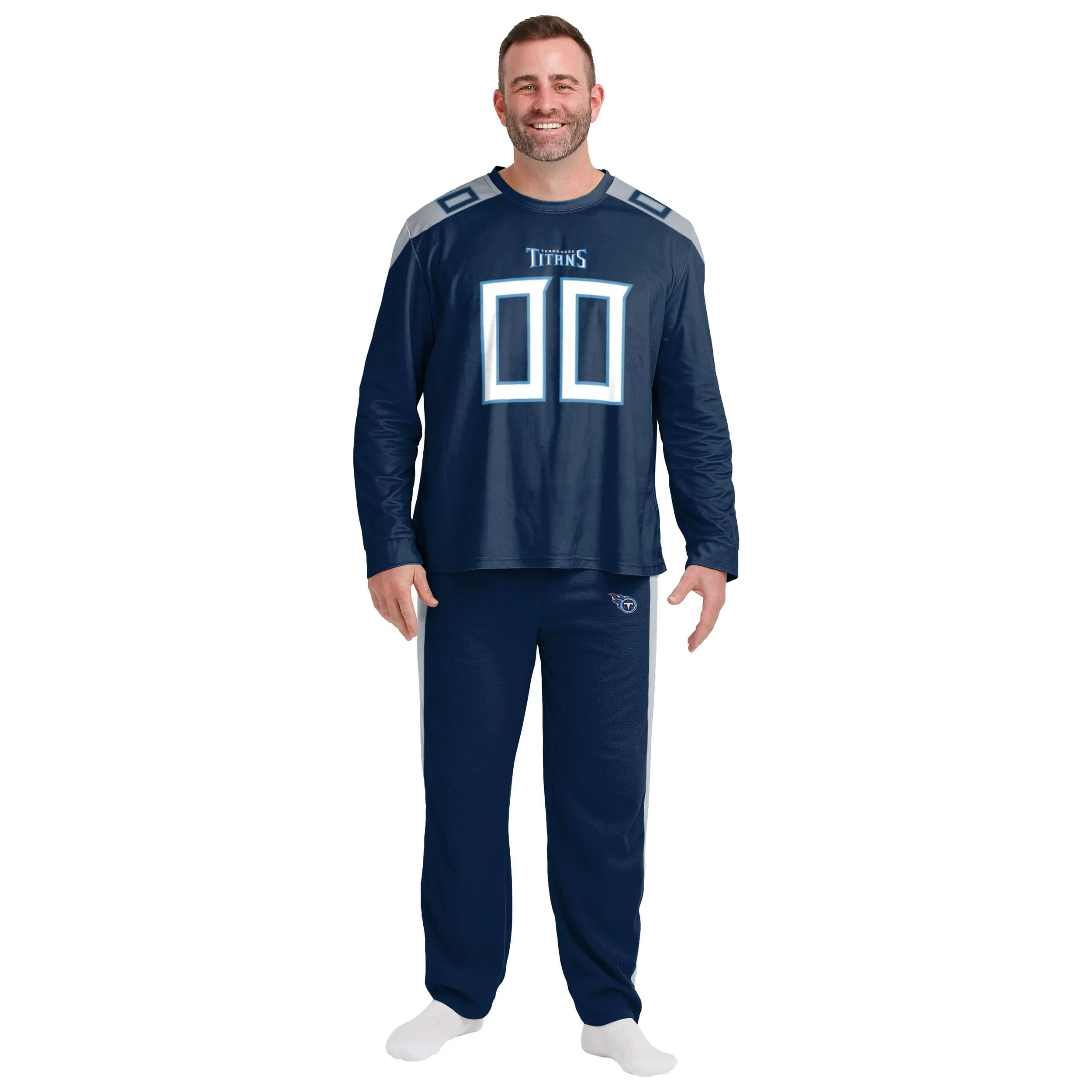 Tennessee Titans NFL Mens Gameday Ready Lounge Shirt - Image 3