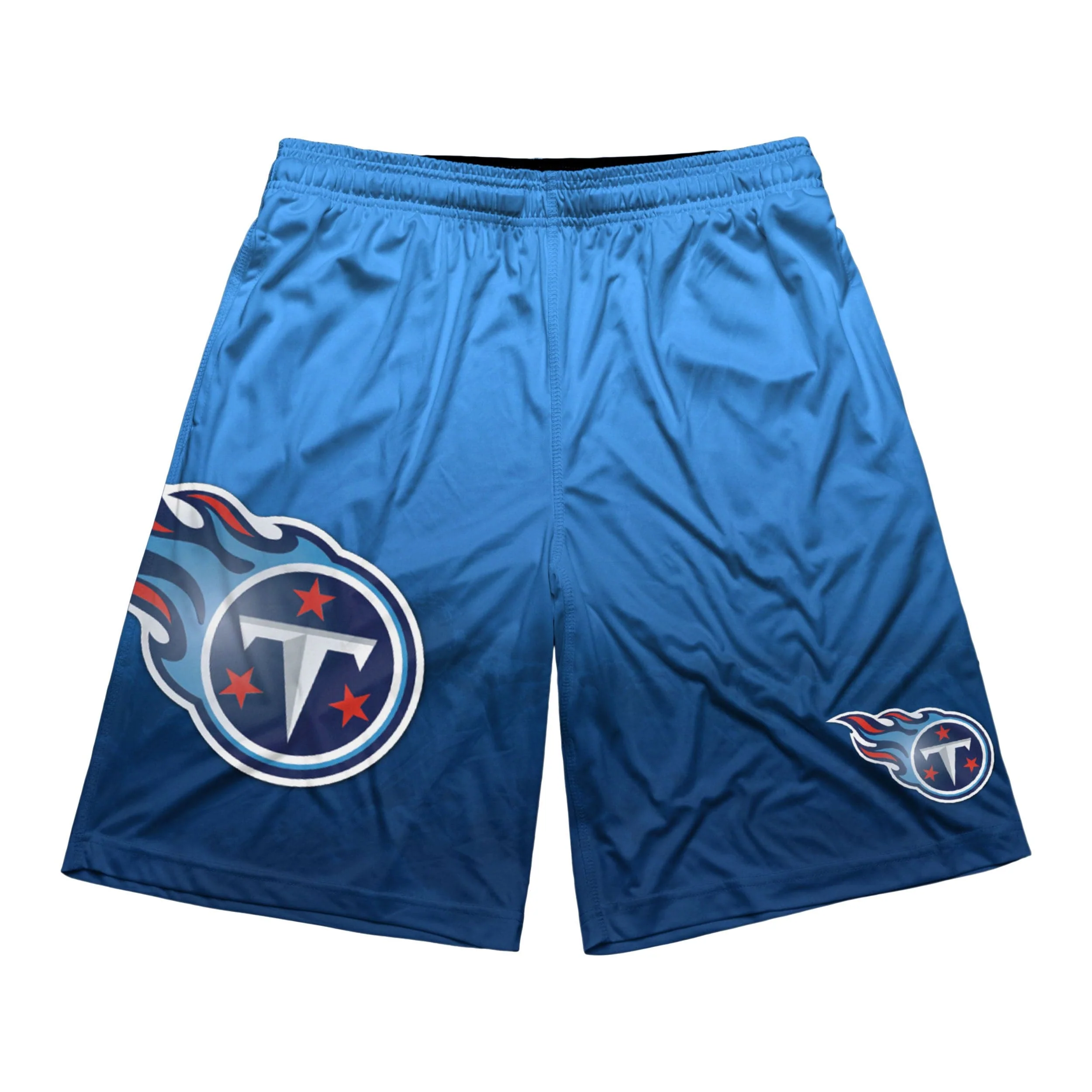 Tennessee Titans NFL Mens Gradient Big Logo Training Shorts - Image 3