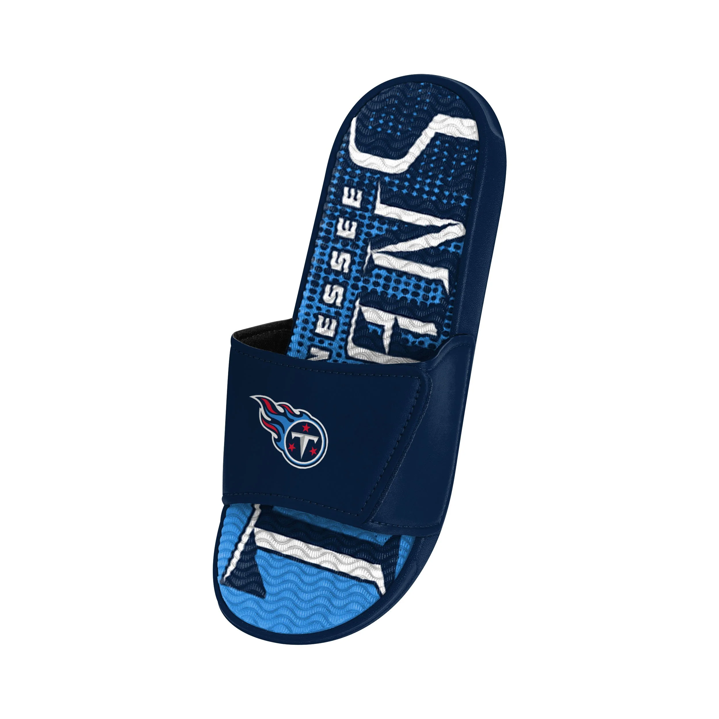 Tennessee Titans NFL Mens Gradient Wordmark Gel Slide - Image 3