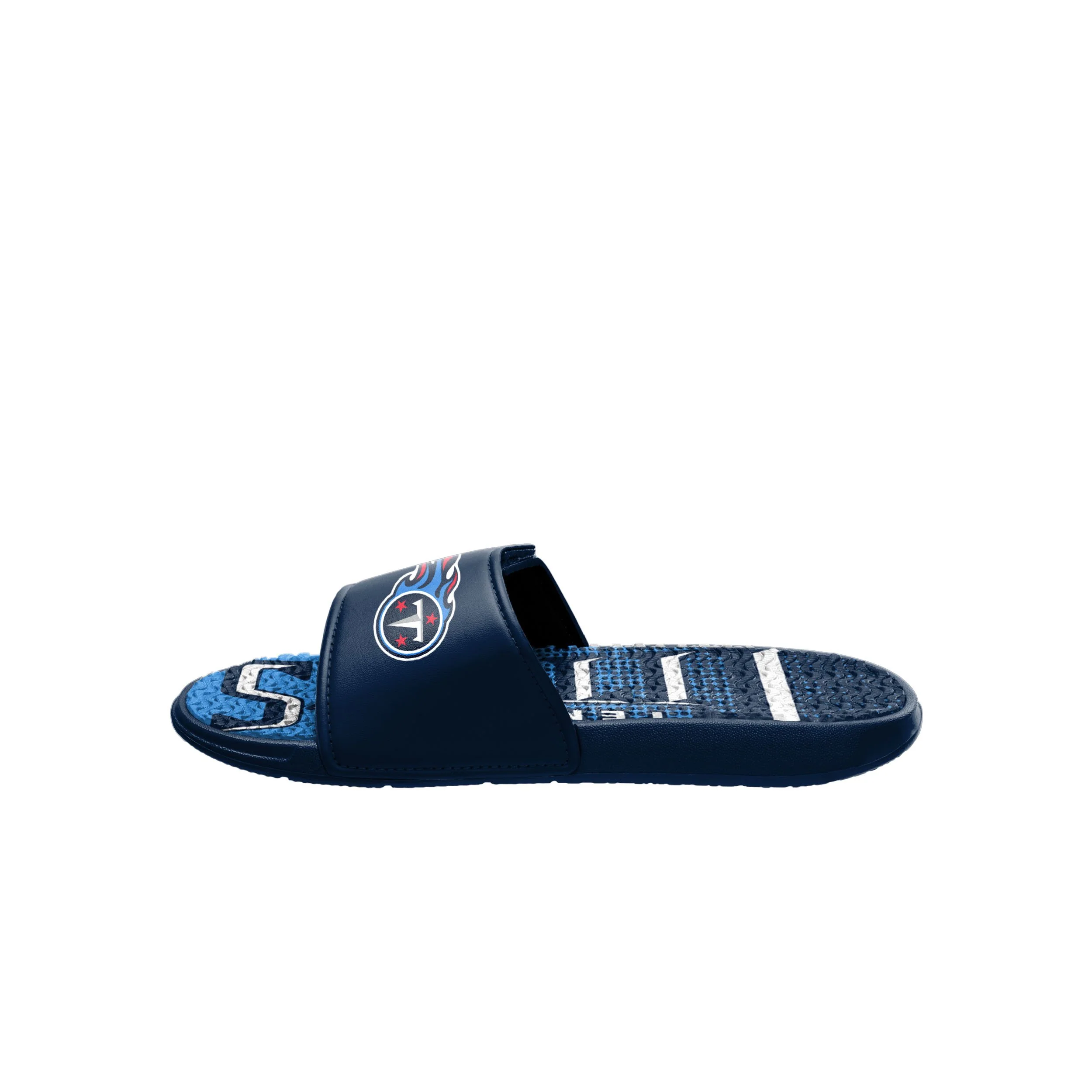 Tennessee Titans NFL Mens Gradient Wordmark Gel Slide - Image 4