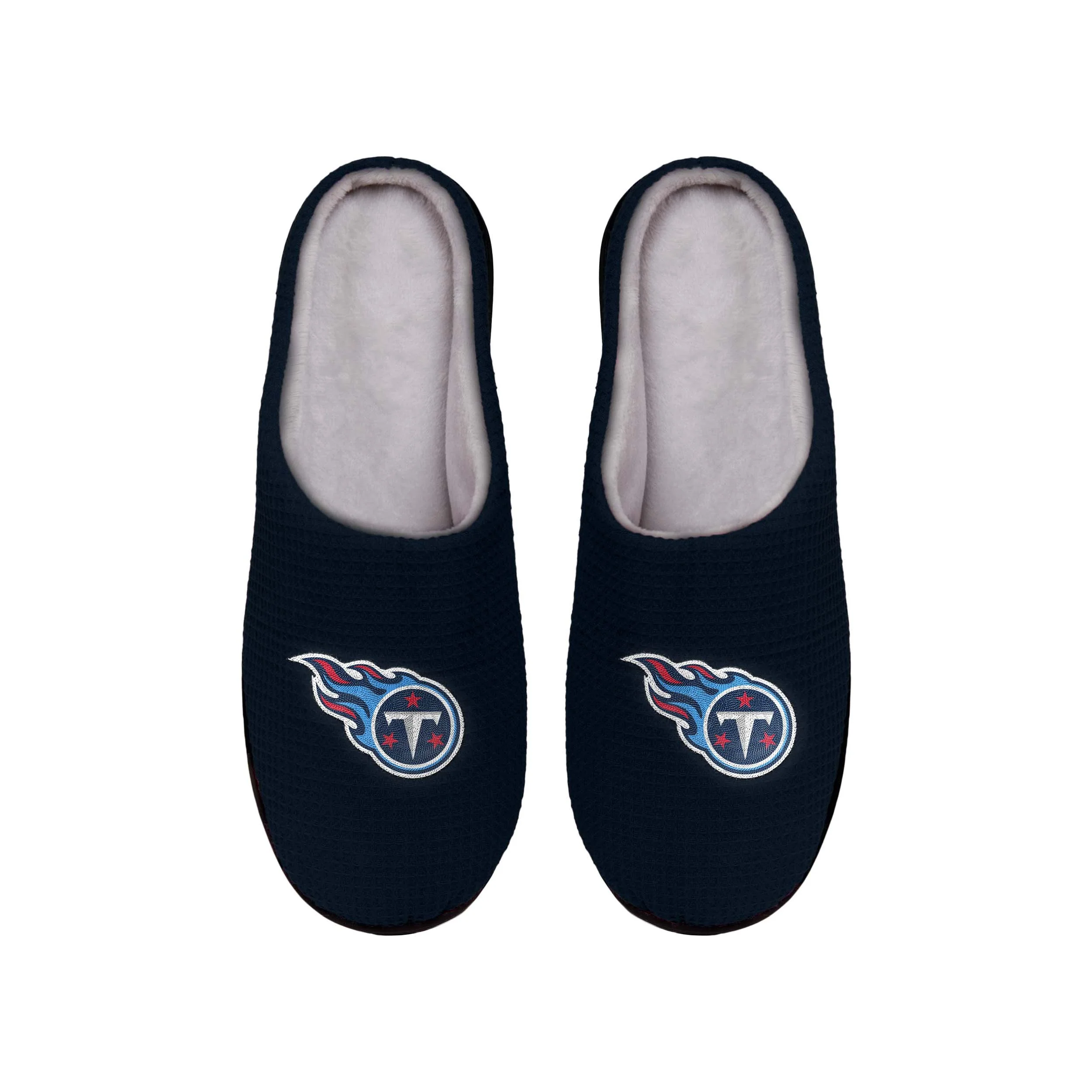 Tennessee Titans NFL Mens Memory Foam Slide Slippers - Image 2