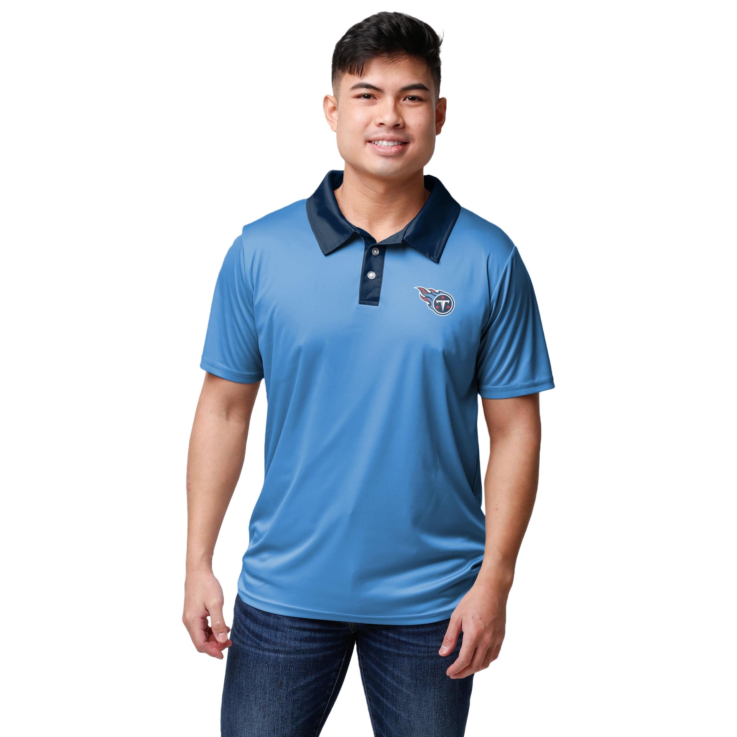 Tennessee Titans NFL Mens Nightcap Polyester Polo - Image 2