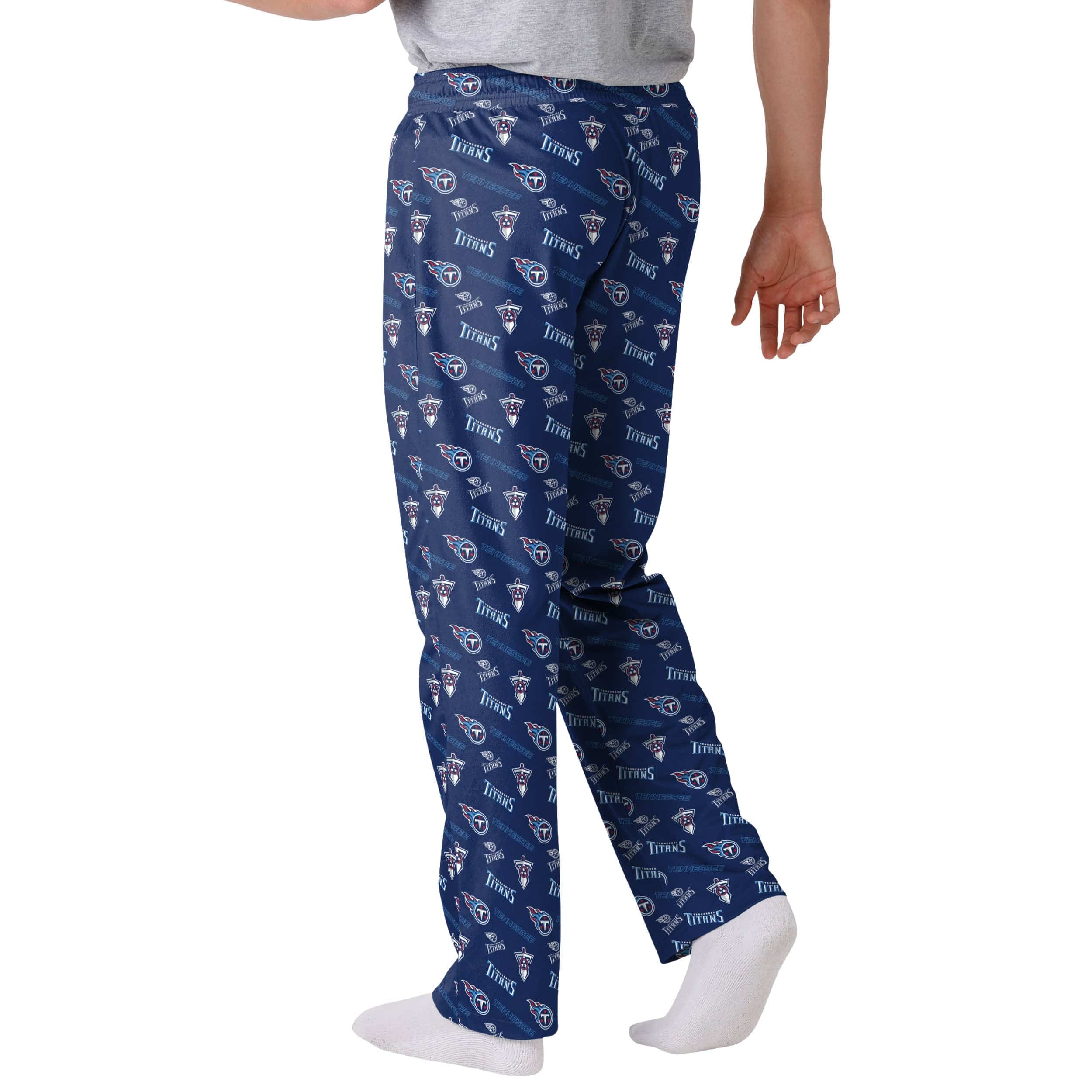 Tennessee Titans NFL Mens Repeat Print Lounge Pants - Image 2