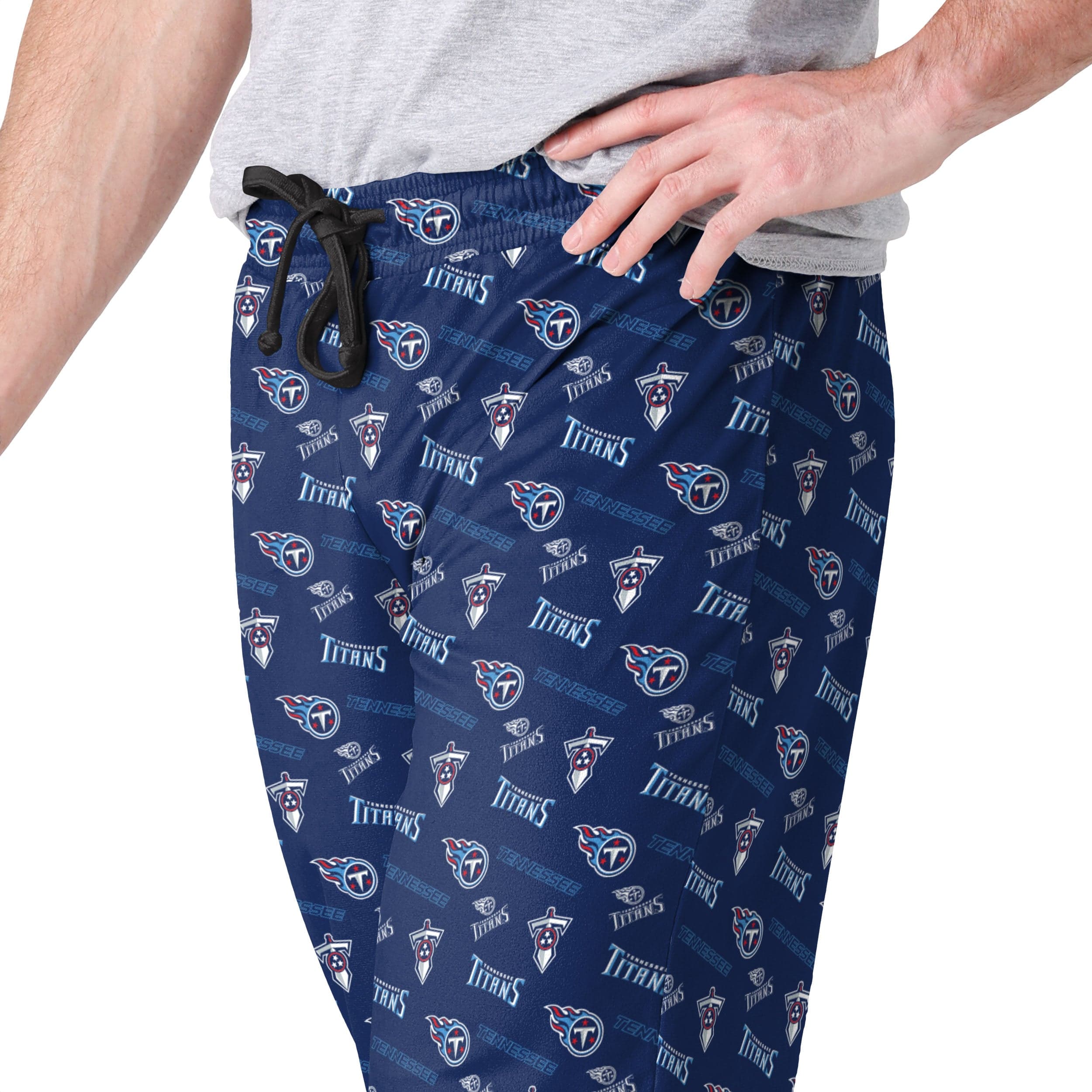 Tennessee Titans NFL Mens Repeat Print Lounge Pants - Image 3