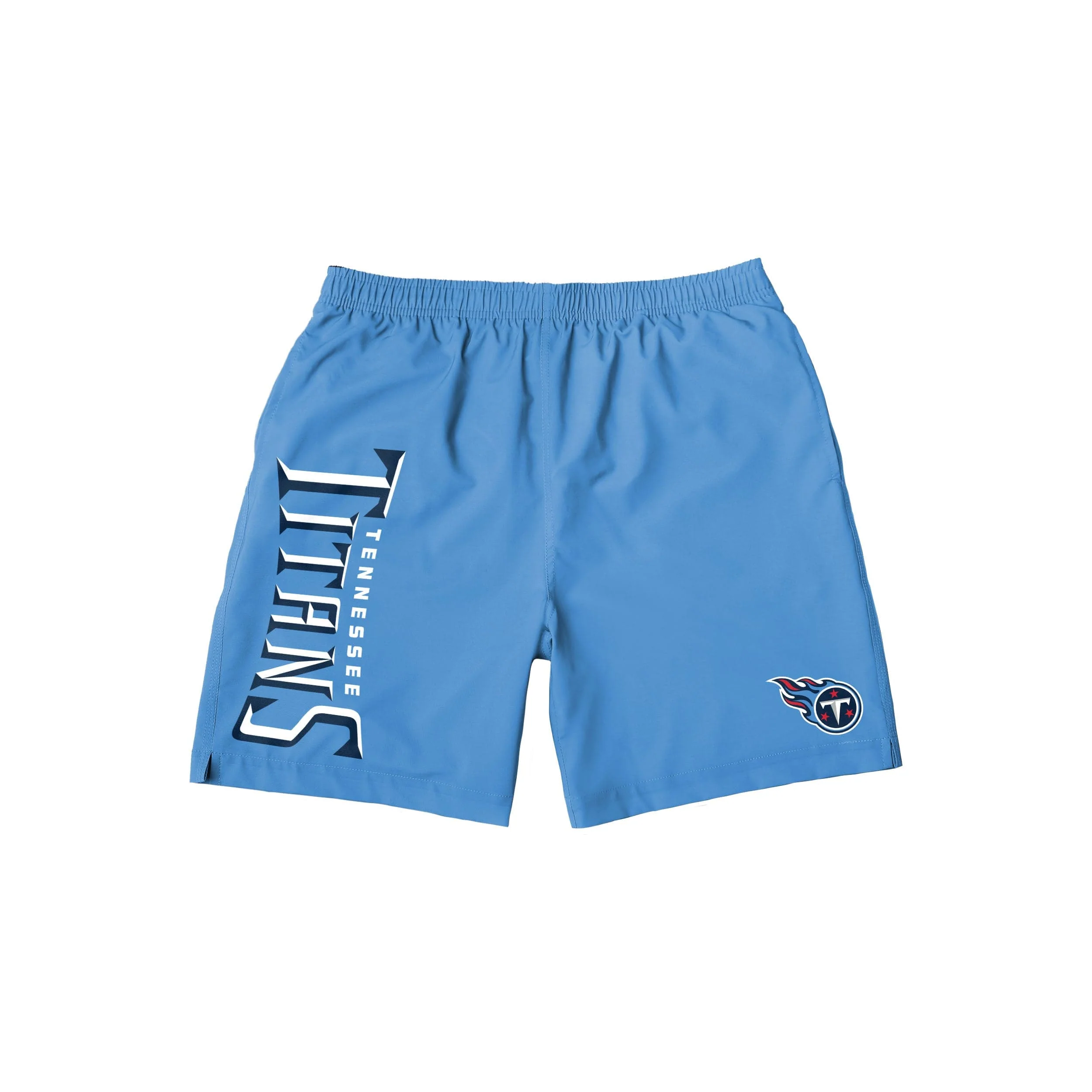 Tennessee Titans NFL Mens Solid Wordmark Traditional Swimming Trunks - Image 4