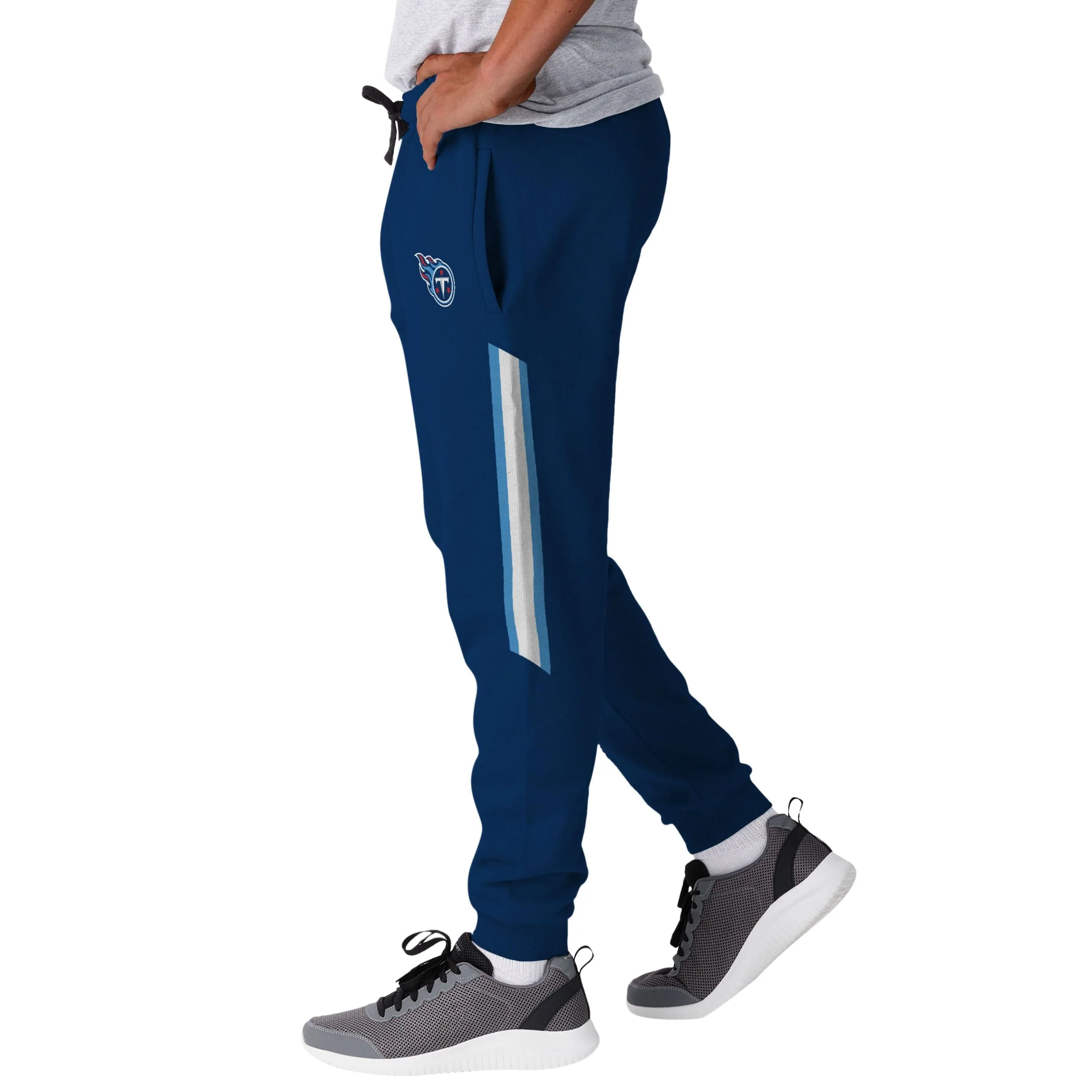 Tennessee Titans NFL Mens Team Stripe Joggers - Image 2