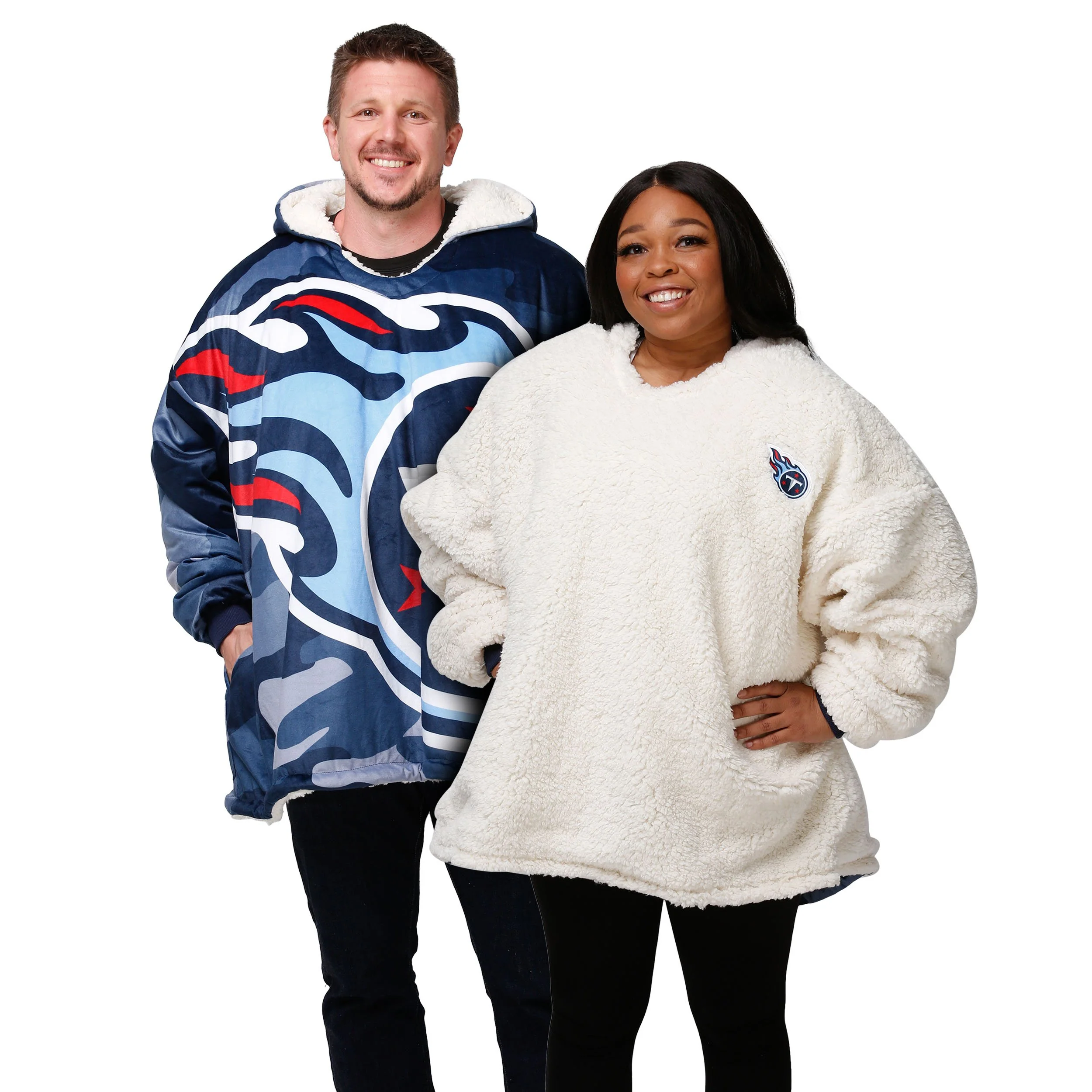 Tennessee Titans NFL Reversible Team Color Camo Hoodeez