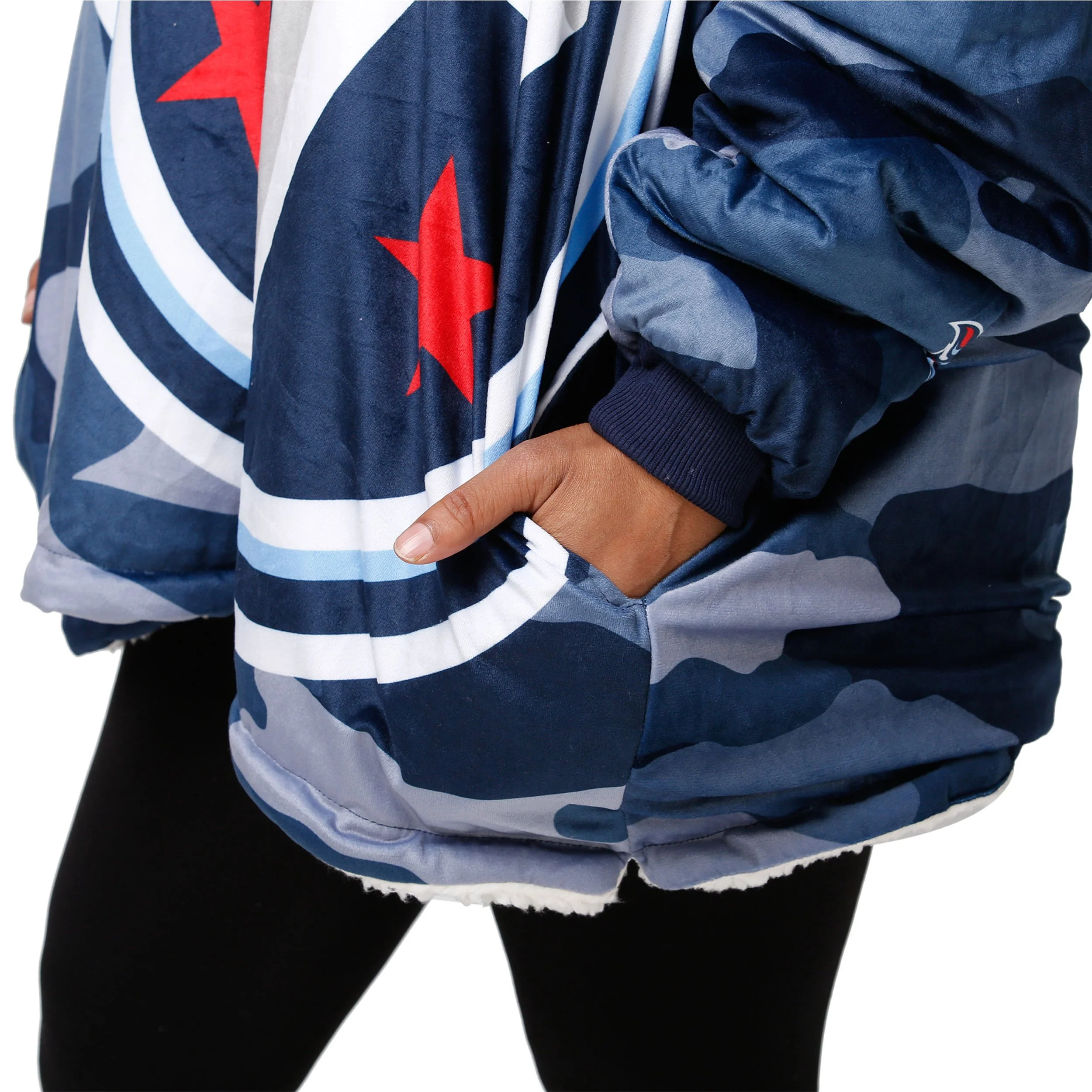 Tennessee Titans NFL Reversible Team Color Camo Hoodeez - Image 5