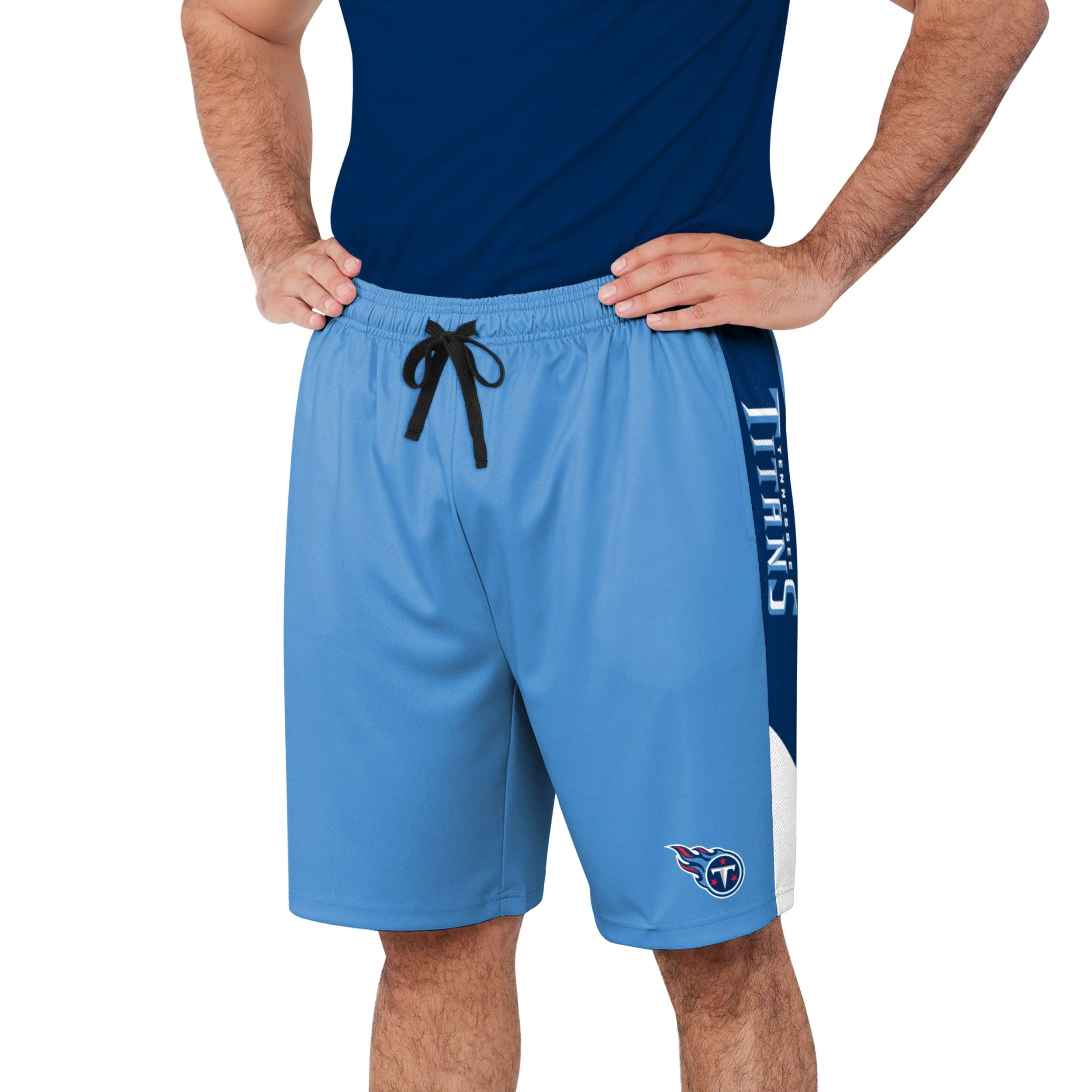 Tennessee Titans NFL Side Stripe Training Shorts - Image 2