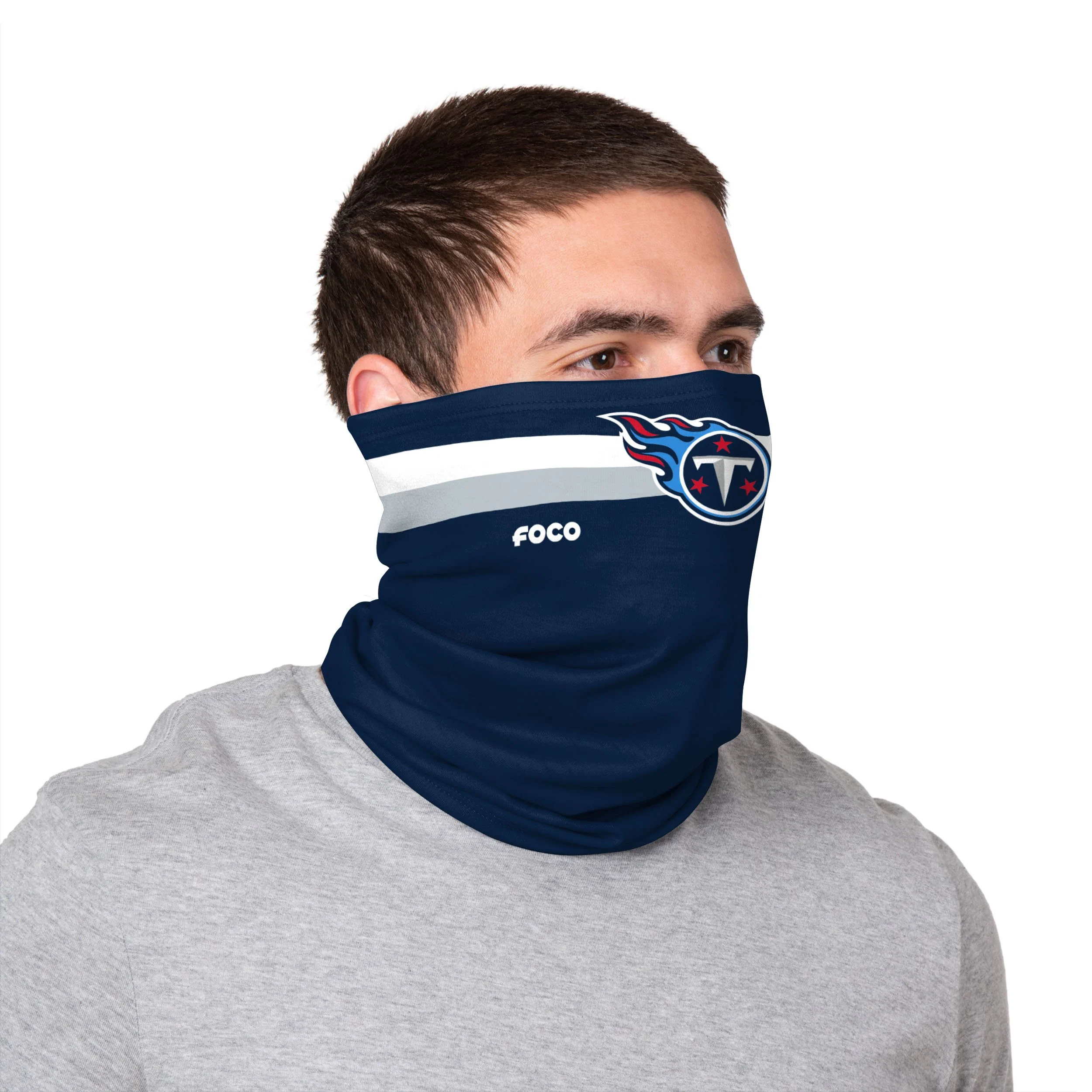Tennessee Titans NFL Stitched 2 Pack Gaiter Scarf - Image 3
