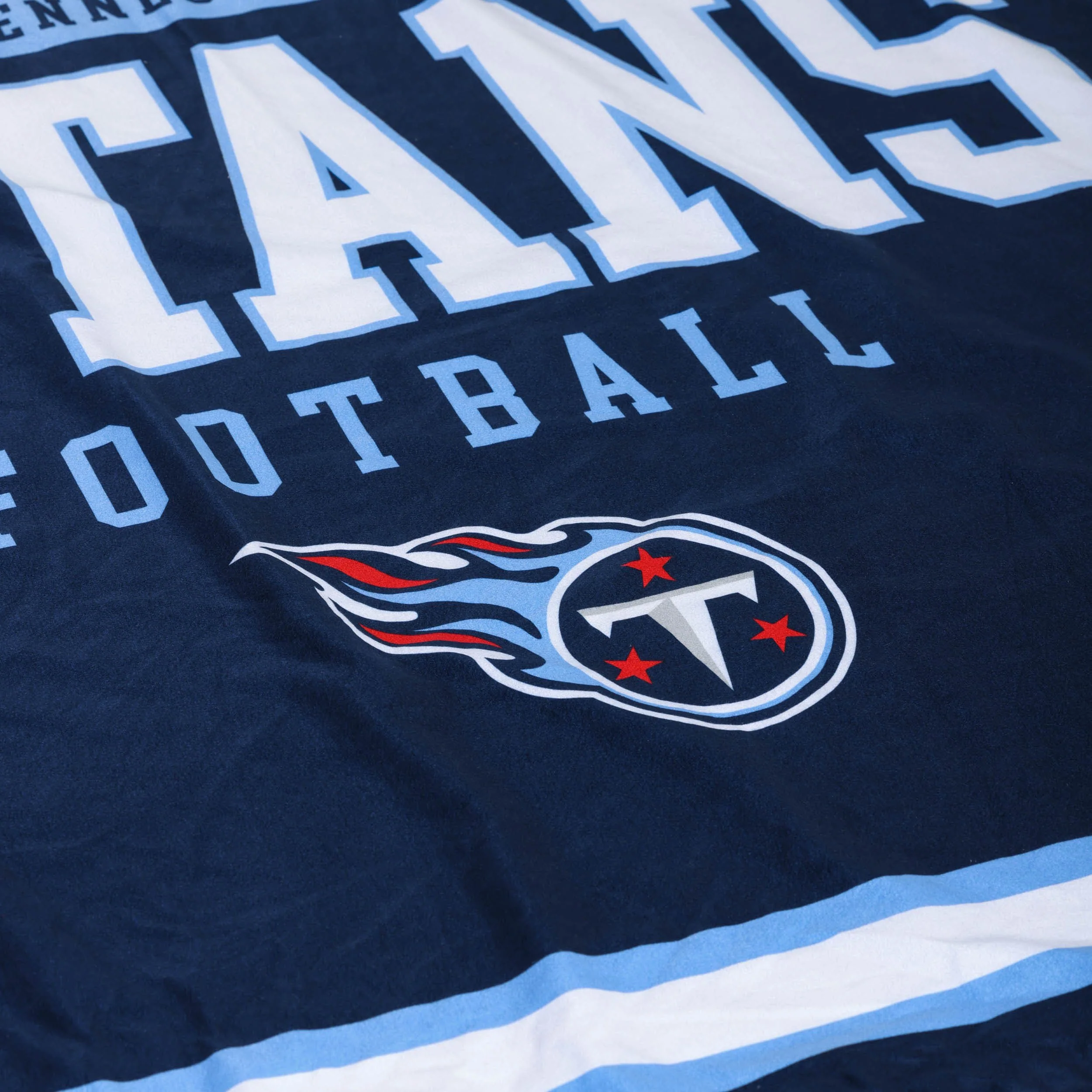 Tennessee Titans NFL Team Property Sherpa Plush Throw Blanket - Image 5