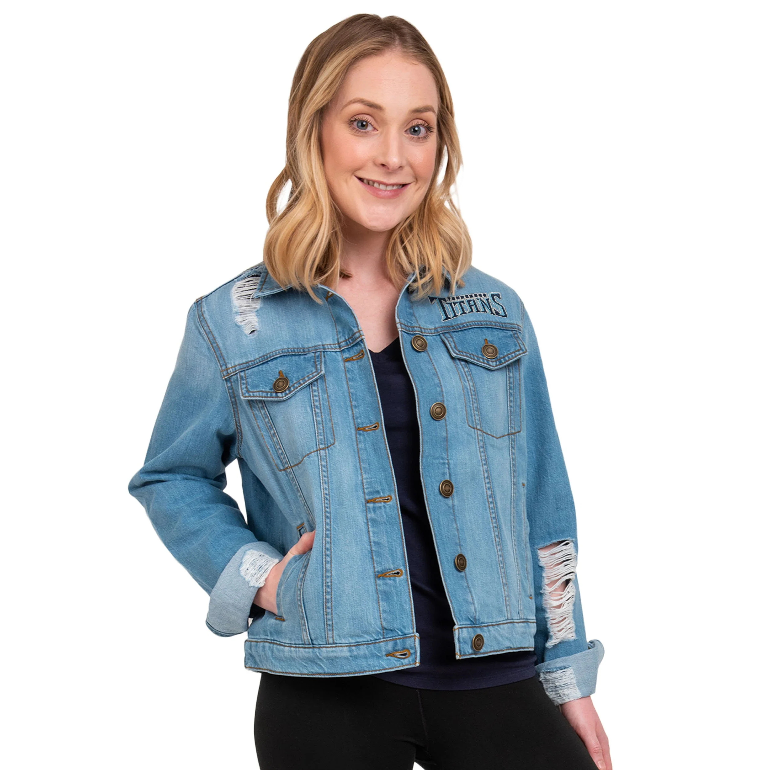 Tennessee Titans NFL Womens Denim Days Jacket