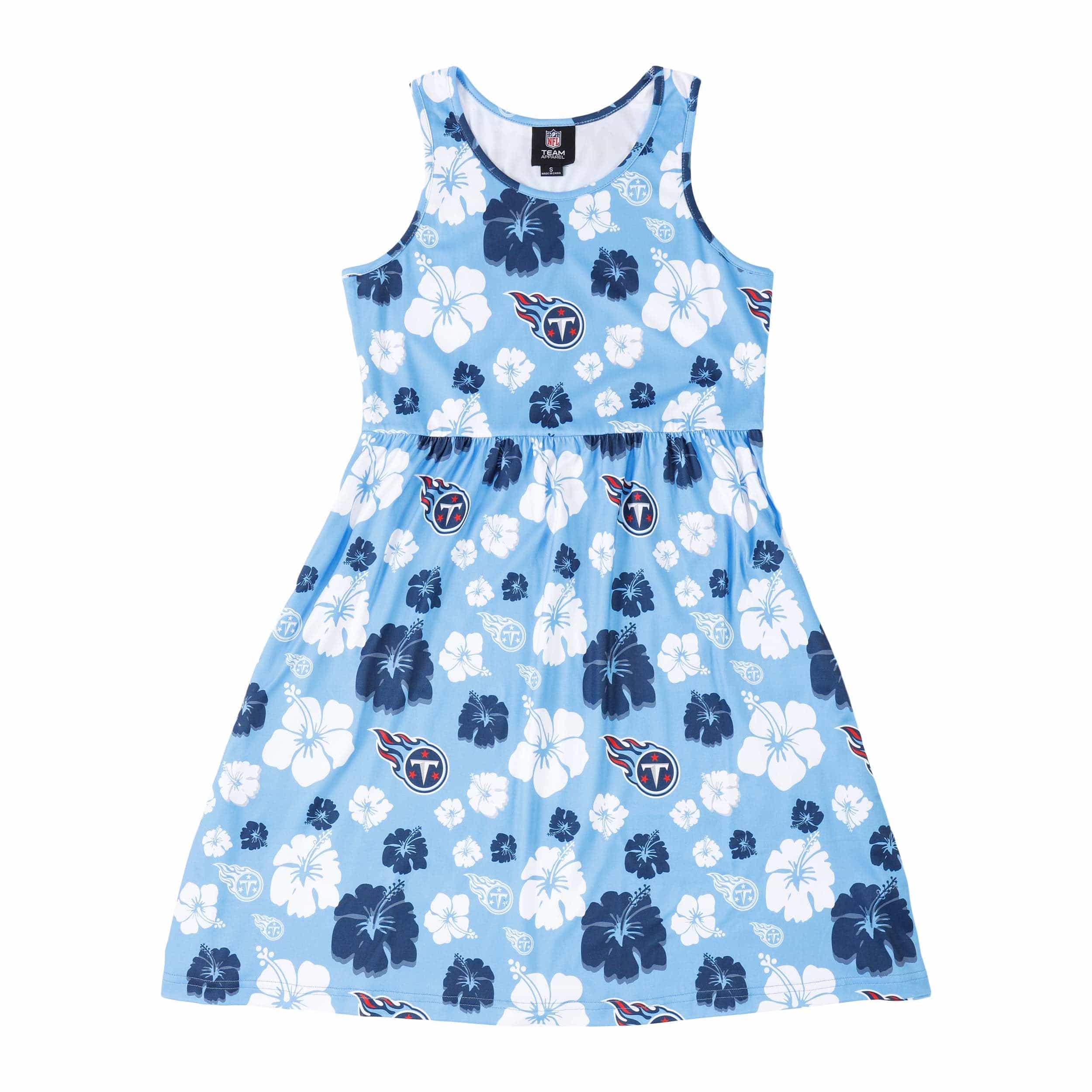 Tennessee Titans NFL Womens Fan Favorite Floral Sundress - Image 4