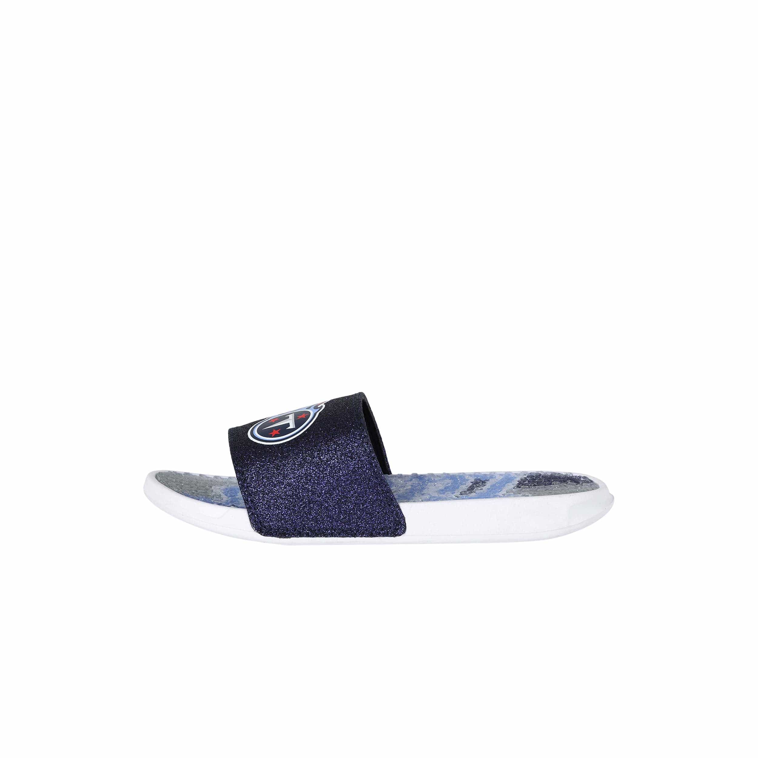 Tennessee Titans NFL Womens Glitter Gel Slide - Image 5
