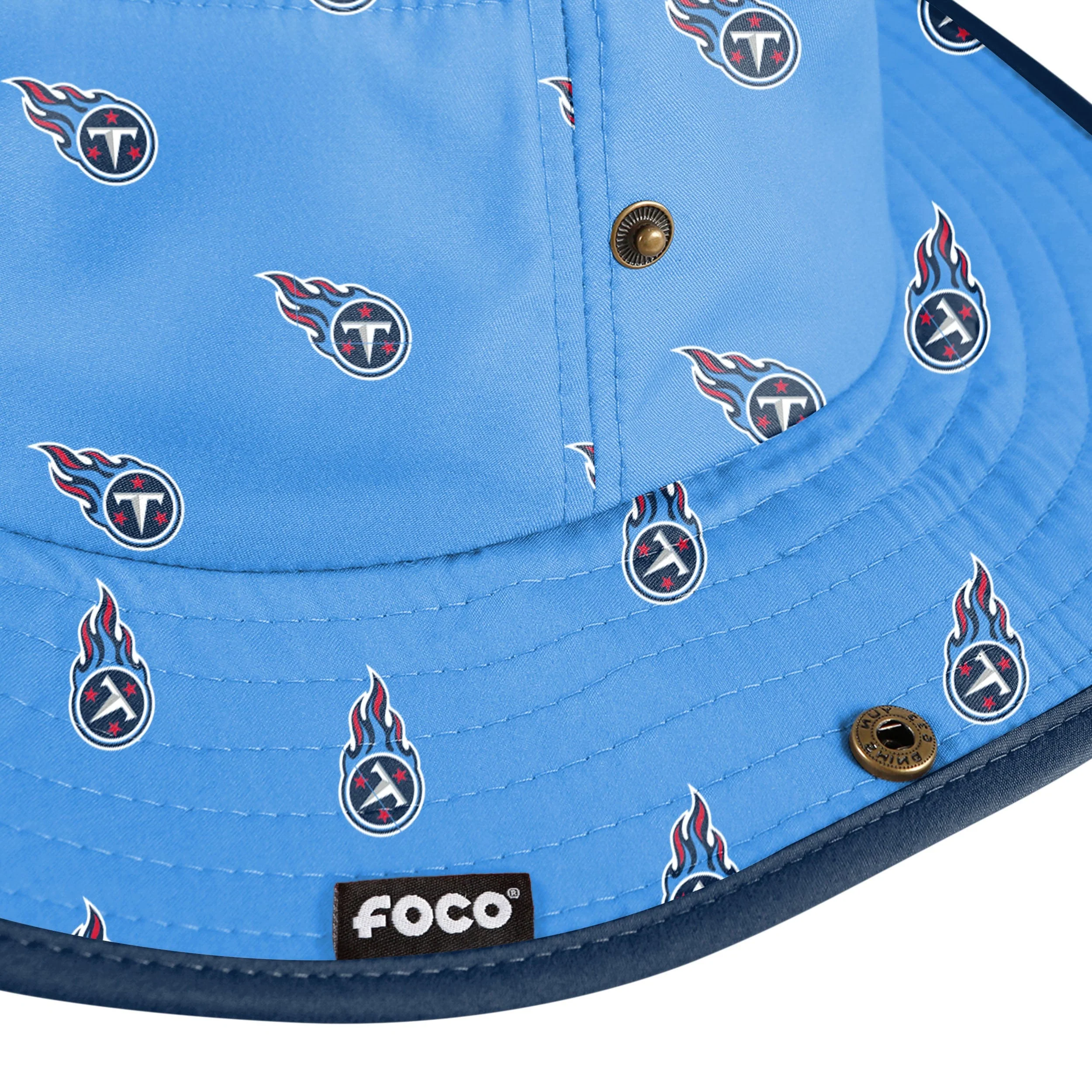 Tennessee Titans NFL Womens Mini Print Hybrid Boonie Hat - Image 3