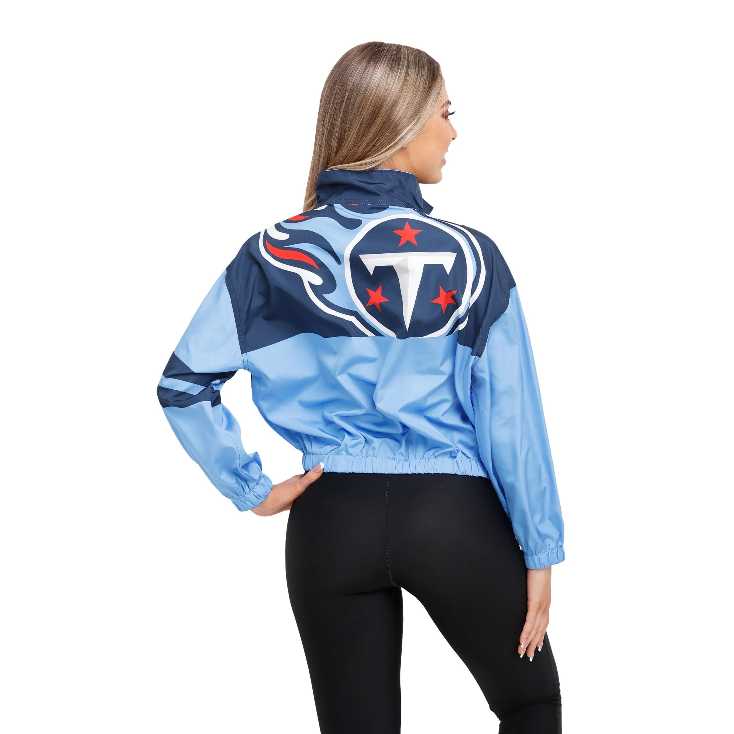 Tennessee Titans NFL Womens Winning Play Windbreaker - Image 2