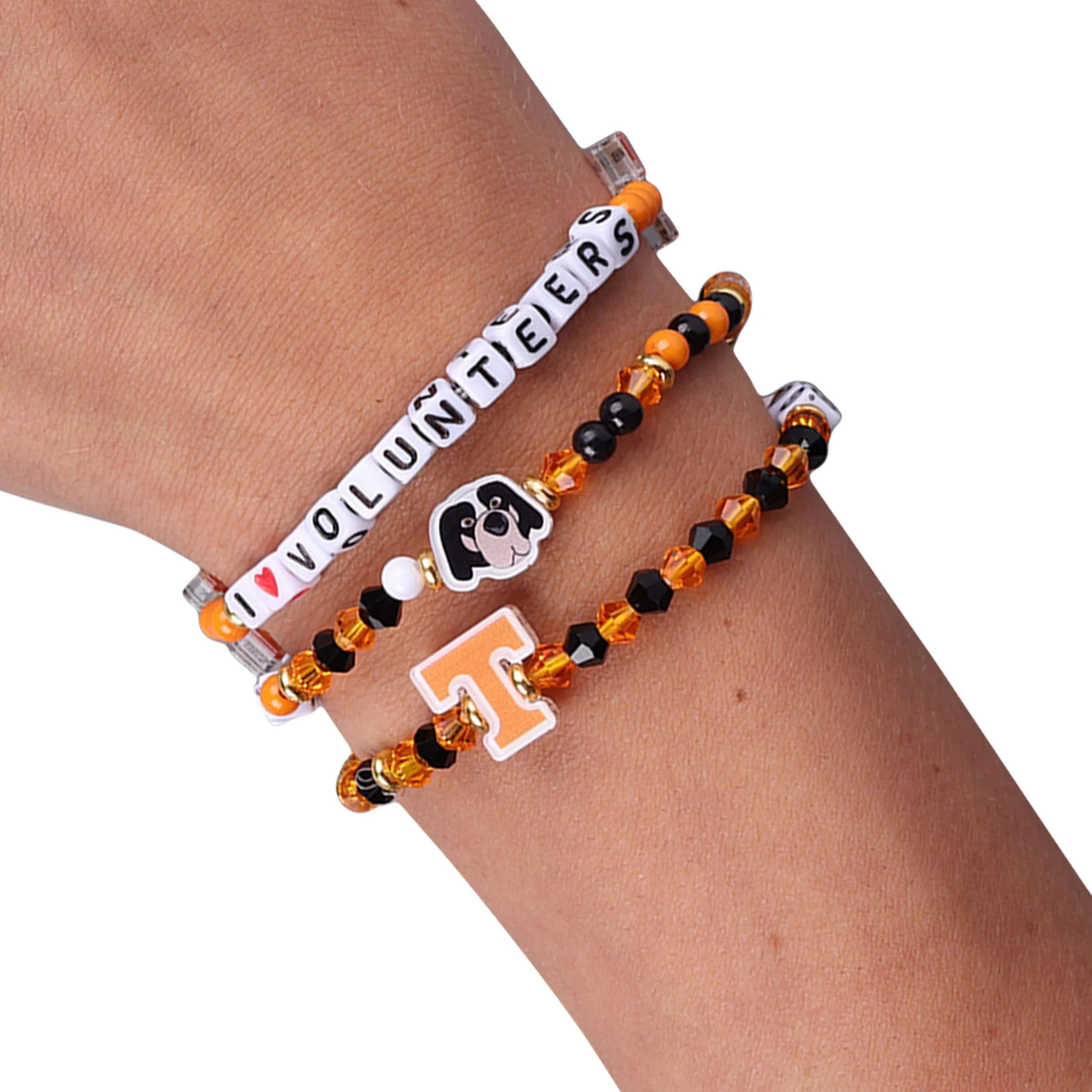 Tennessee Volunteers NCAA 3 Pack Friendship Bracelet - Image 4