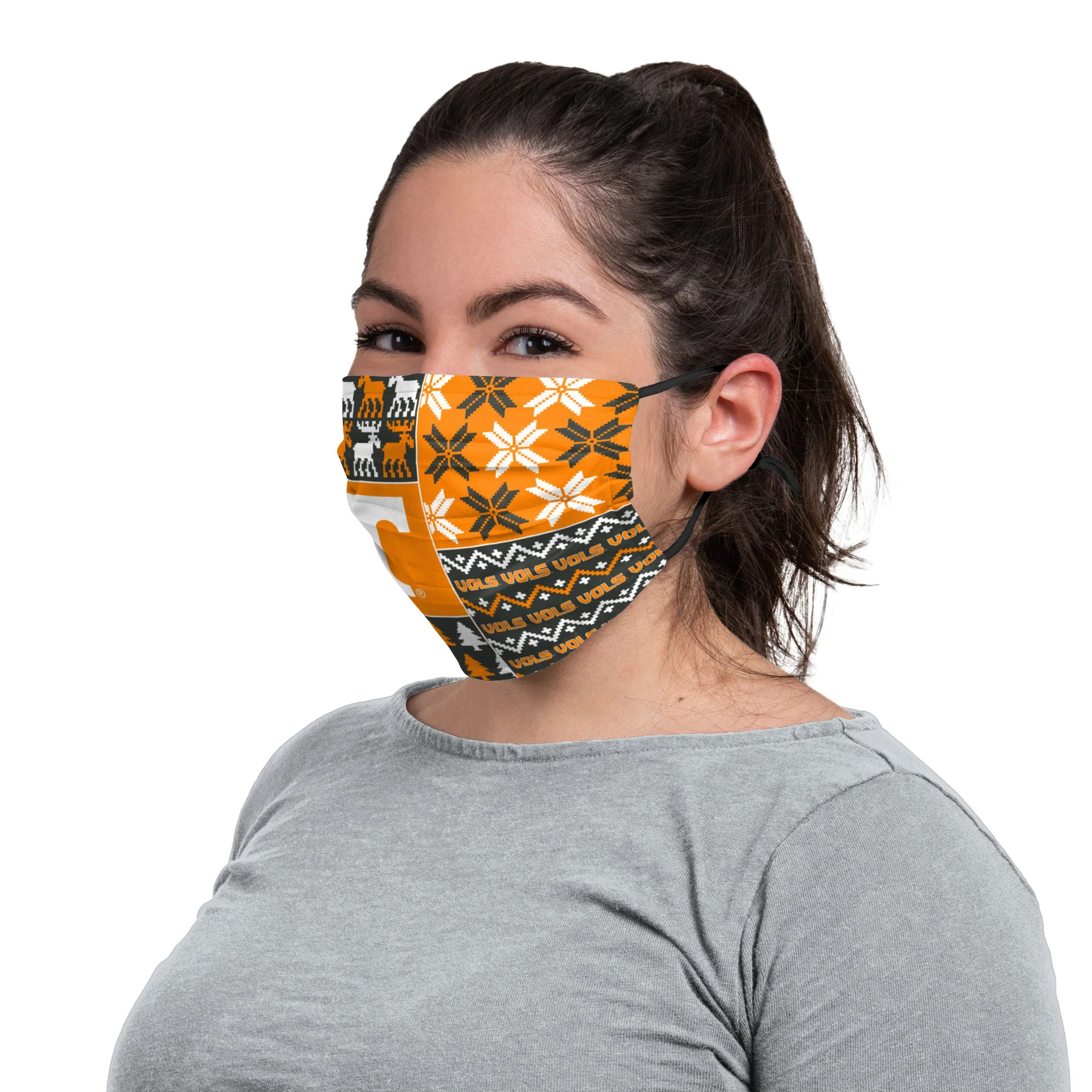 Tennessee Volunteers NCAA Busy Block Adjustable Face Cover - Image 3