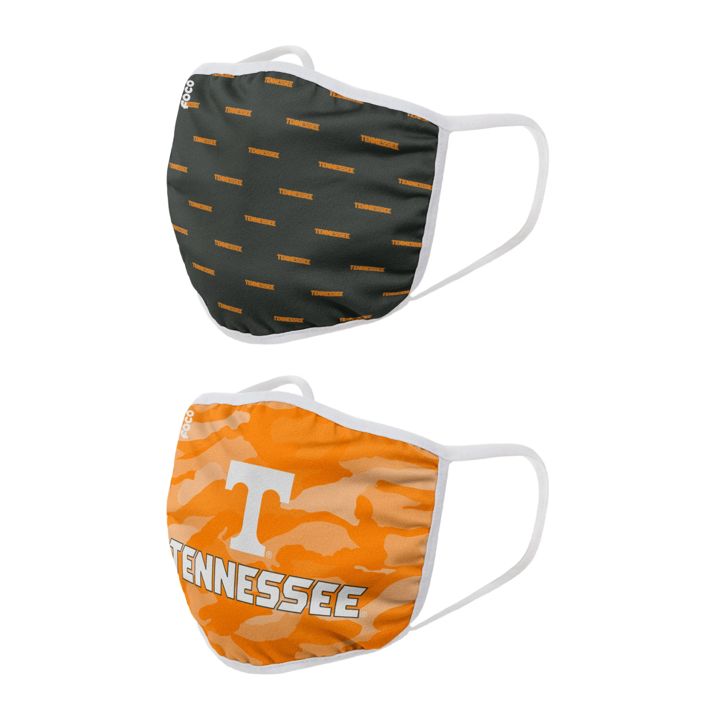 Tennessee Volunteers NCAA Clutch 2 Pack Face Cover - Image 2