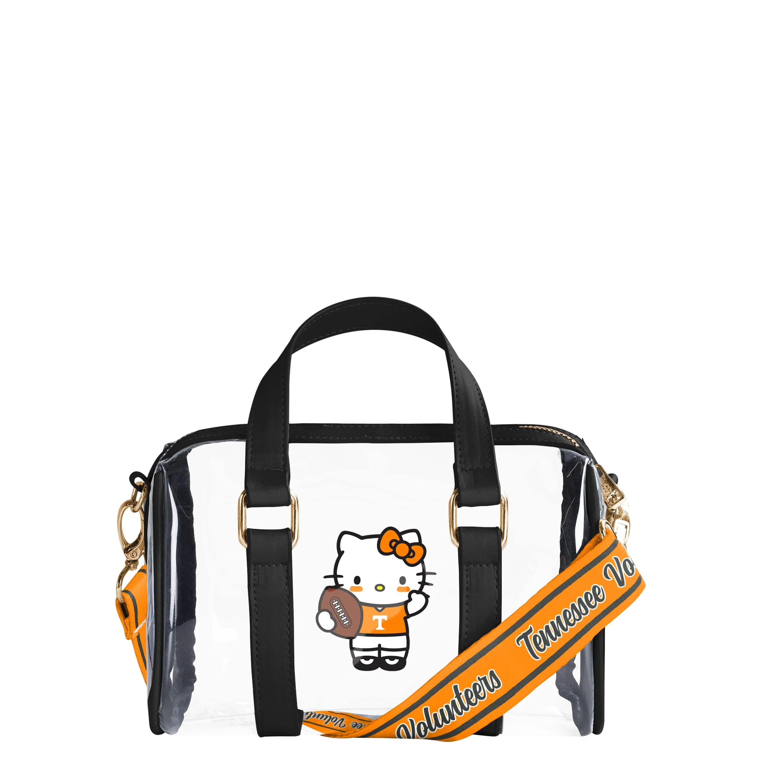 Tennessee Volunteers NCAA Hello Kitty® Clear Barrel Bag (PREORDER - SHIPS MID JULY)