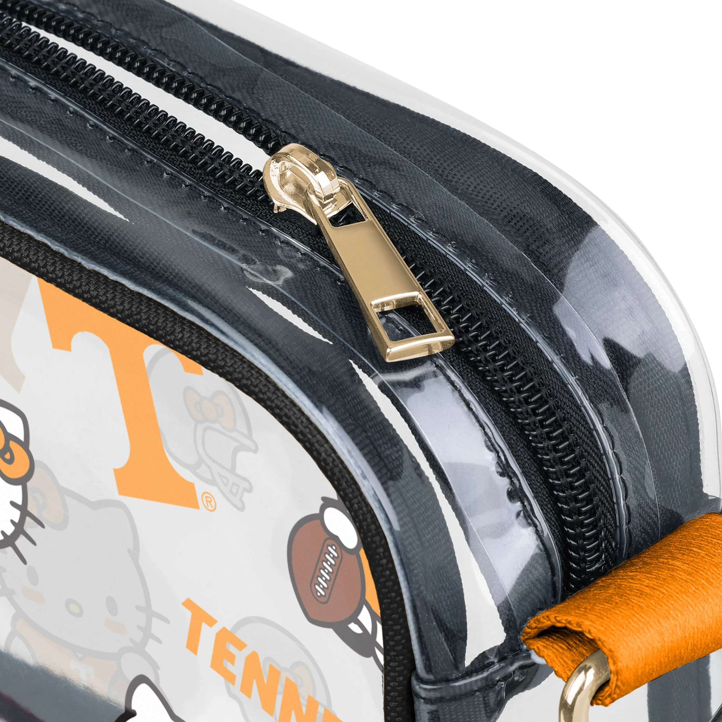 Tennessee Volunteers NCAA Hello Kitty® Clear Crossbody Bag (PREORDER - SHIPS MID JULY) - Image 4