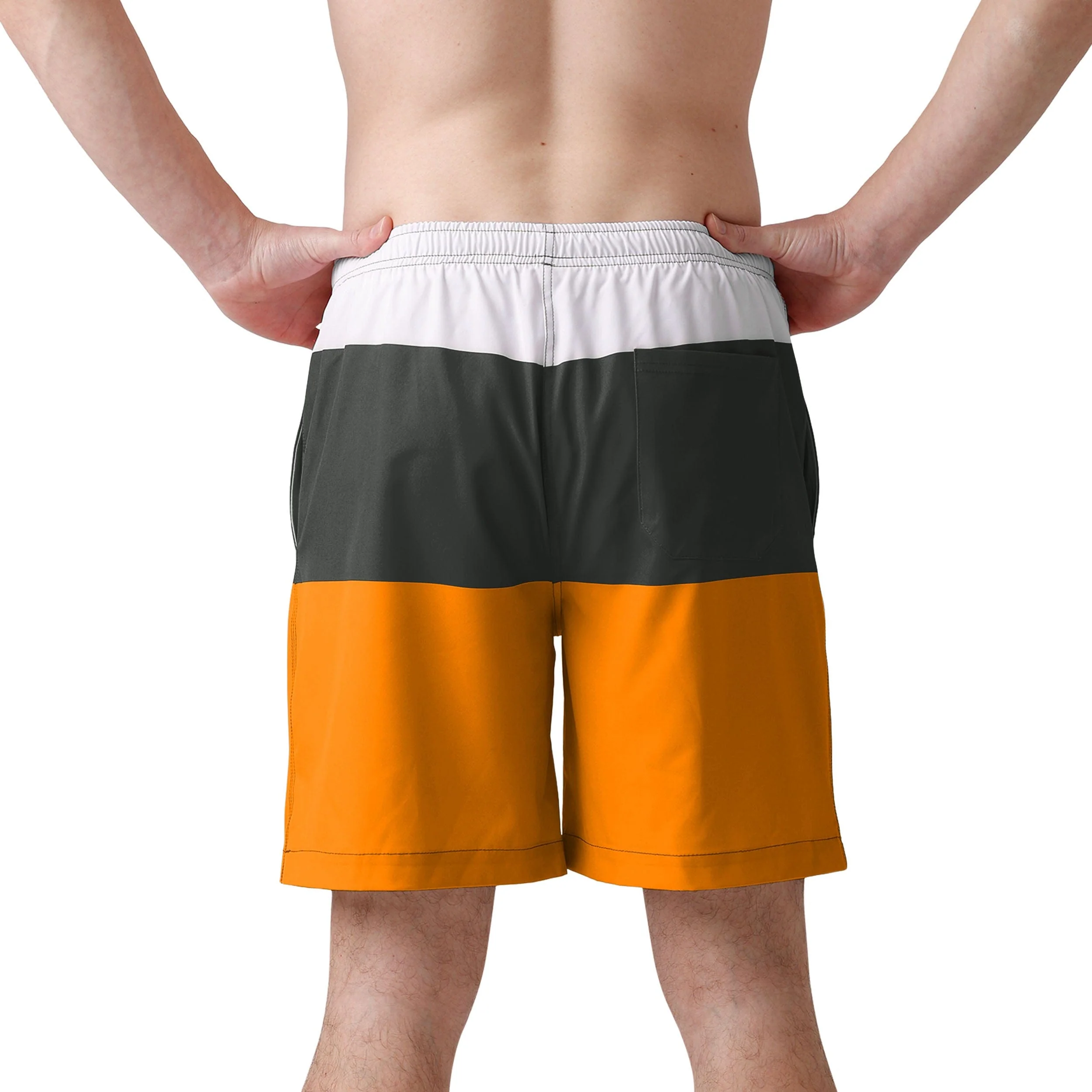 Tennessee Volunteers NCAA Mens 3 Stripe Big Logo Swimming Trunks - Image 3