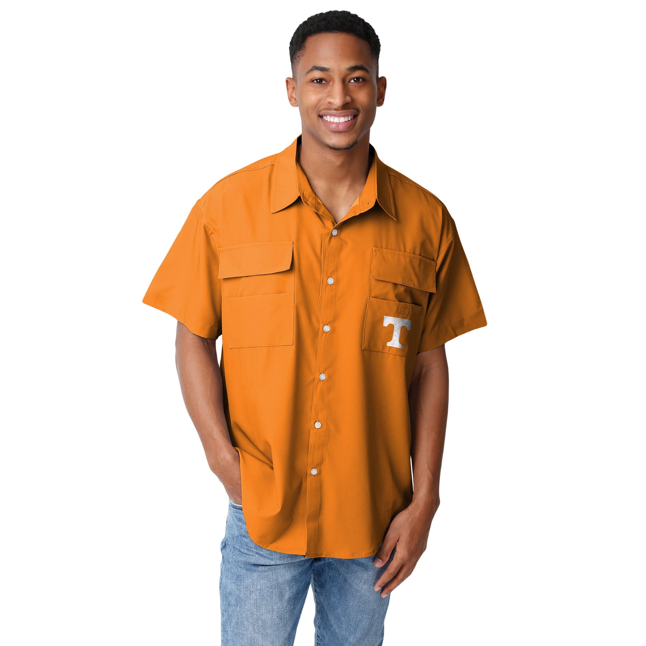 Tennessee Volunteers NCAA Mens Gone Fishing Shirt - Image 3