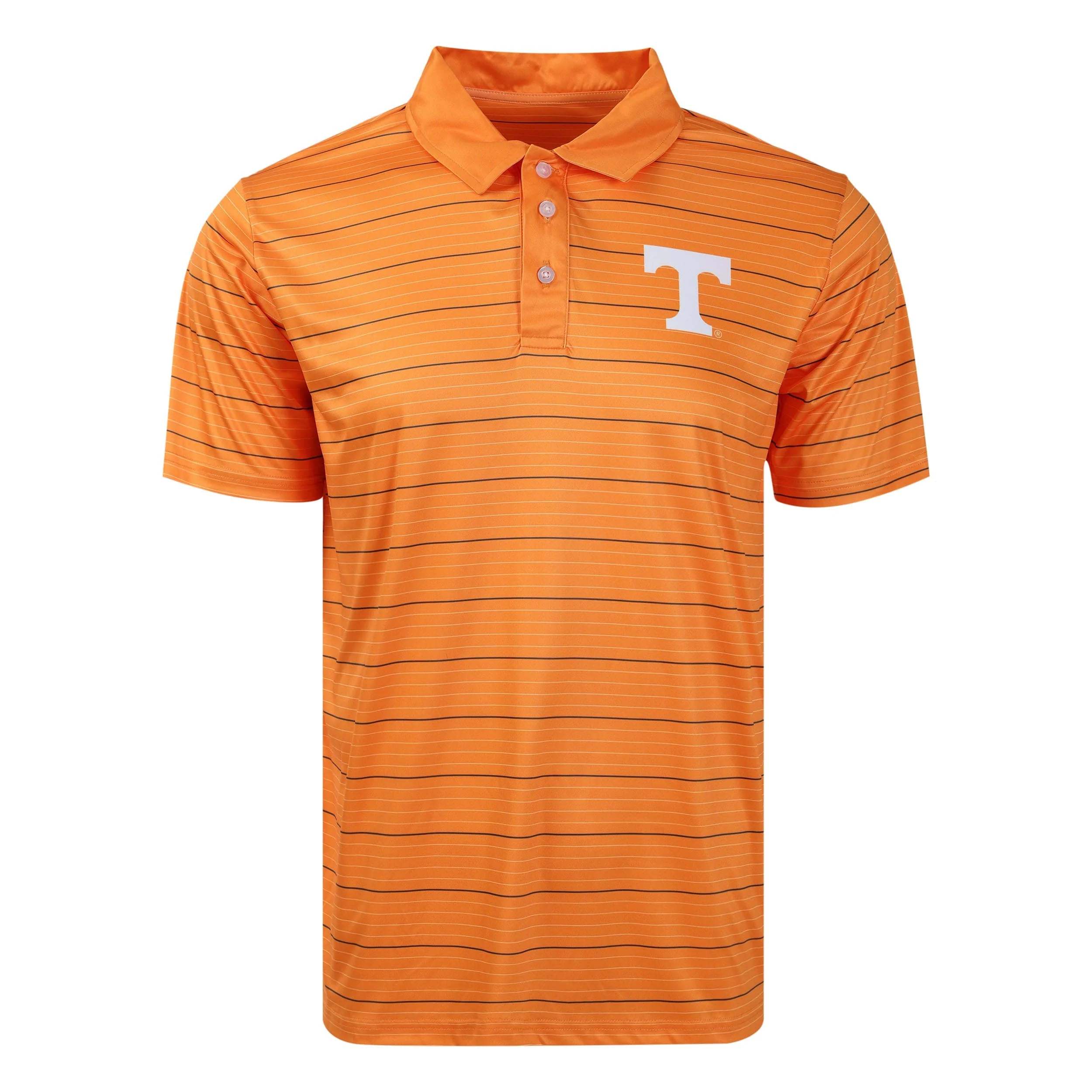 Tennessee Volunteers NCAA Mens Striped Polyester Polo - Image 3