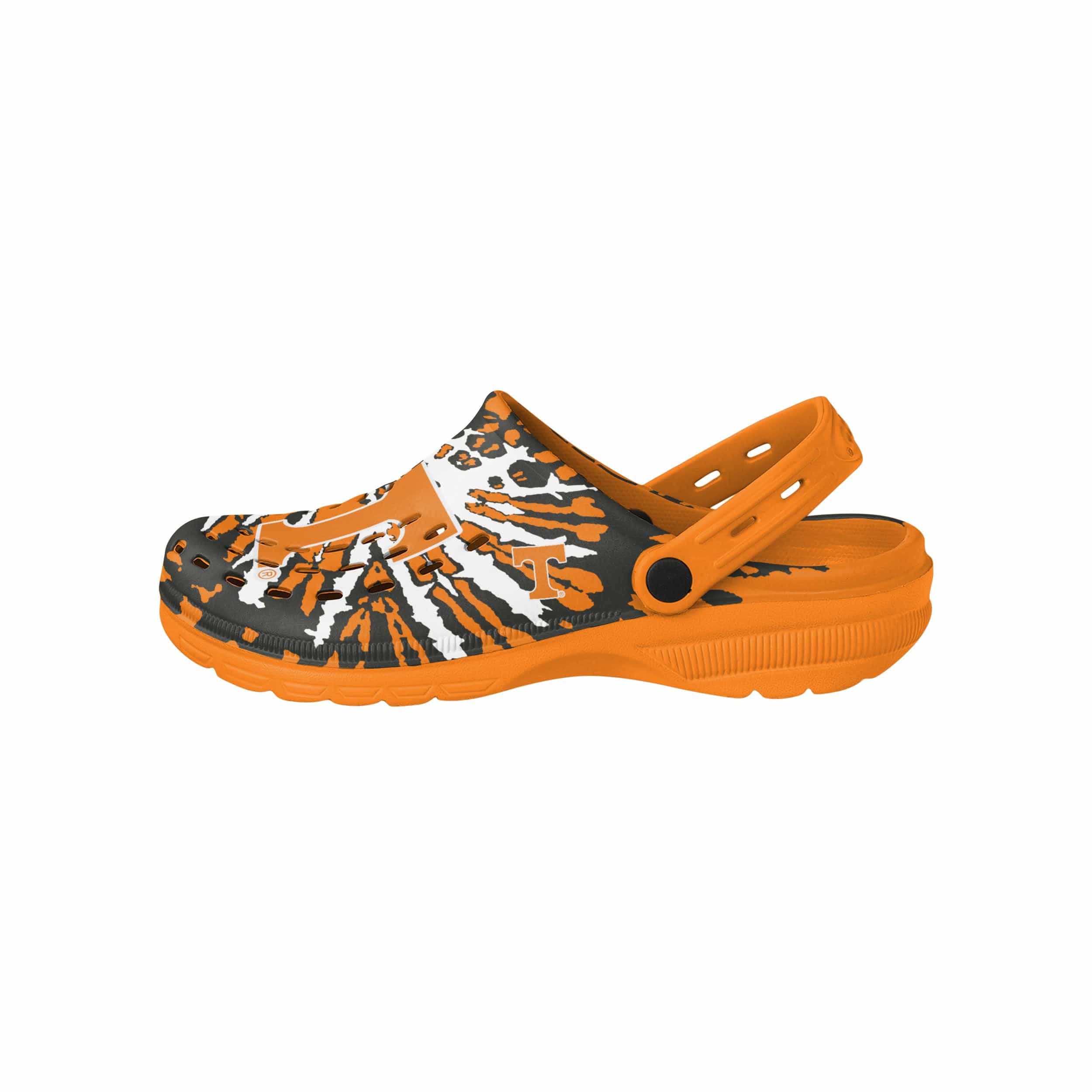 Tennessee Volunteers NCAA Mens Tie-Dye Clog With Strap - Image 2