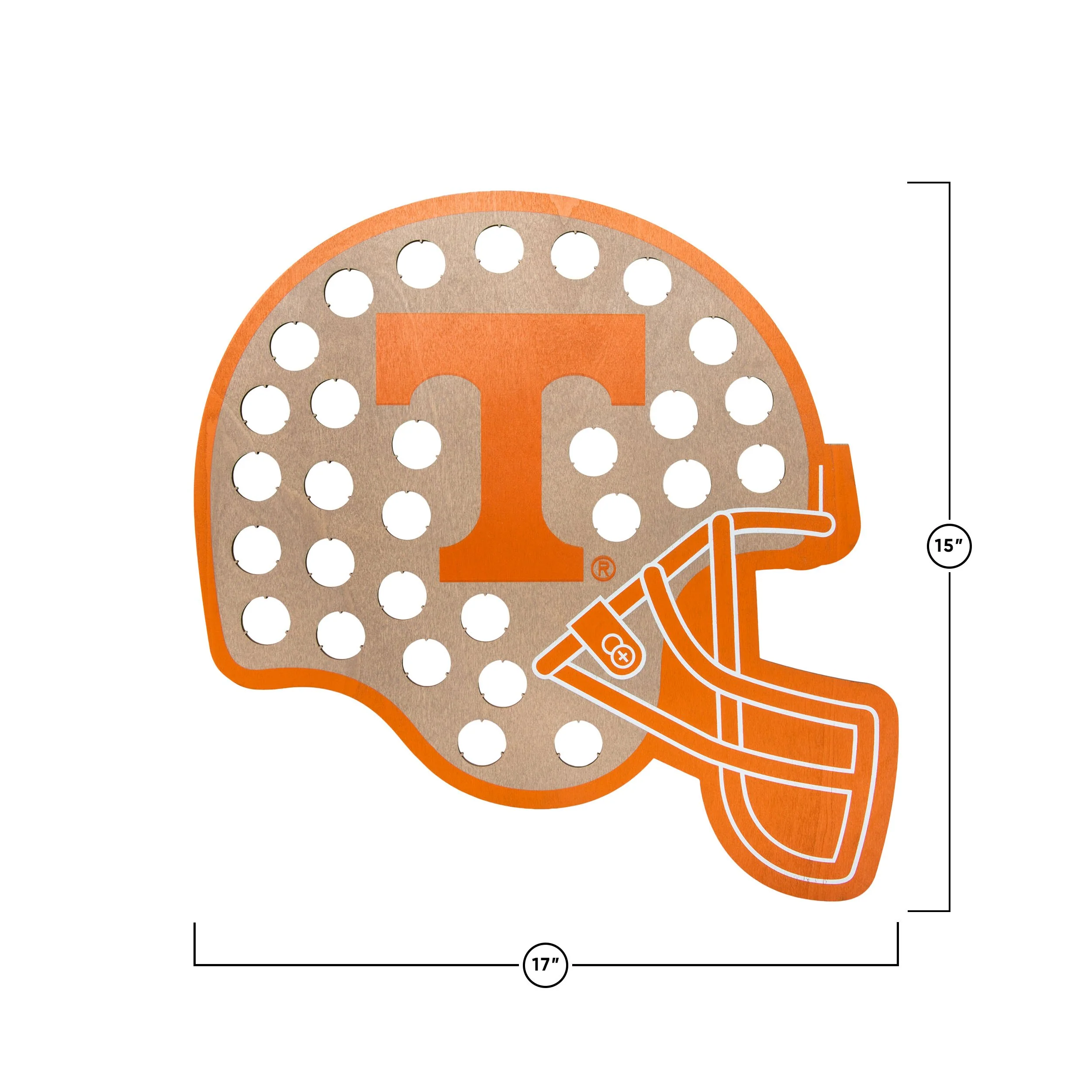 Tennessee Volunteers NCAA Push Bottle Cap Wall Sign - Image 3
