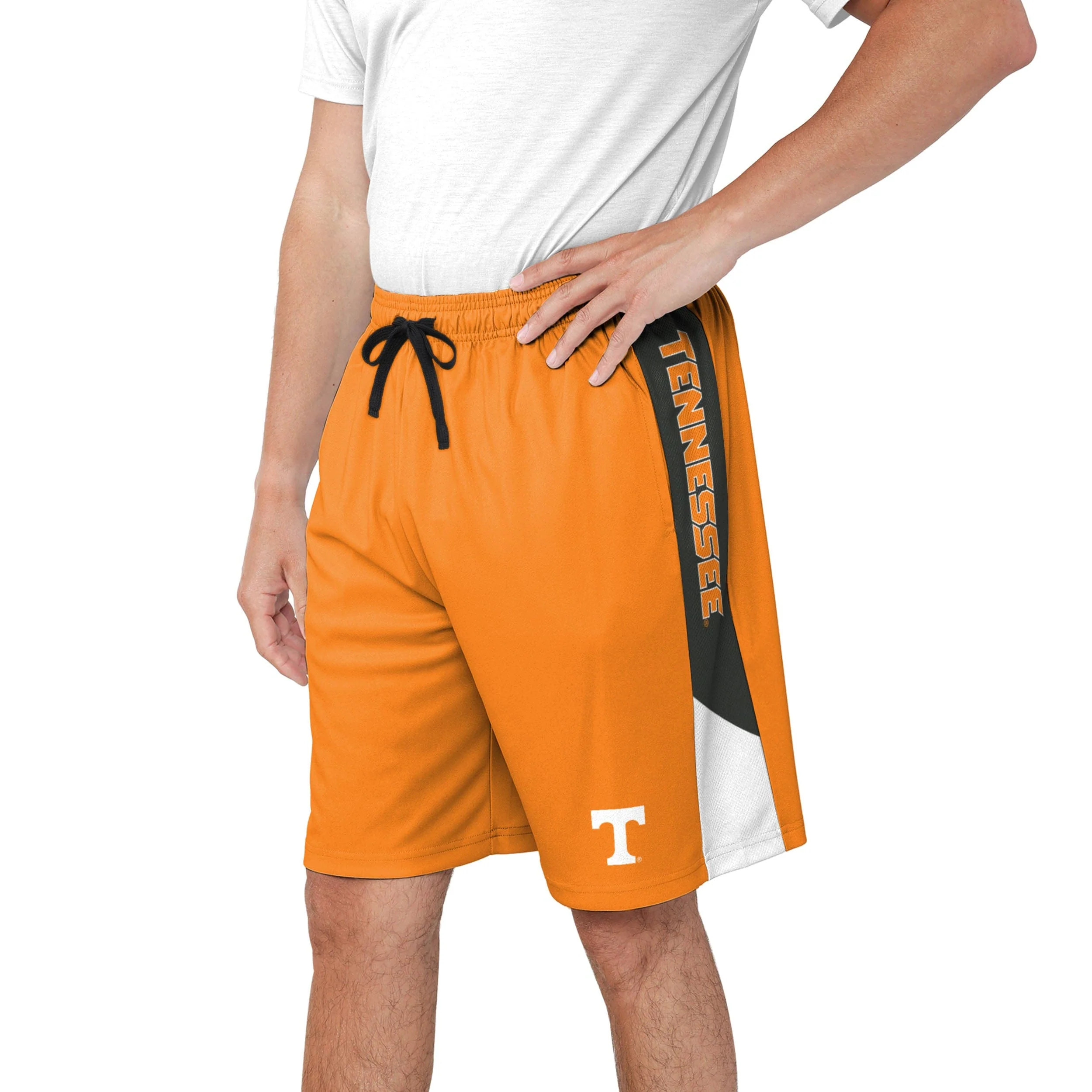 Tennessee Volunteers NCAA Mens Side Stripe Training Shorts - Image 2