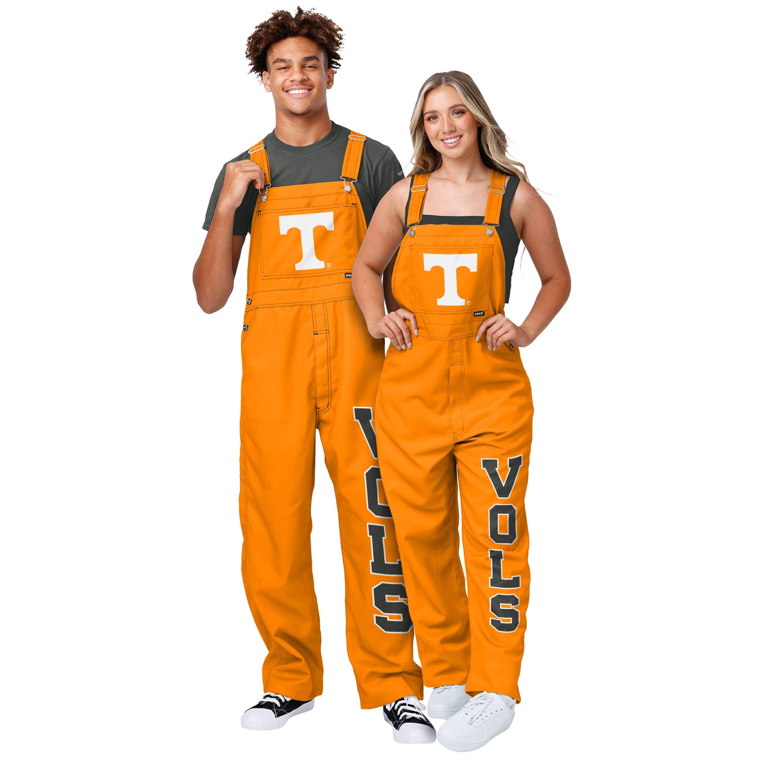 Tennessee Volunteers NCAA Womens Big Logo Bib Overalls - Image 3