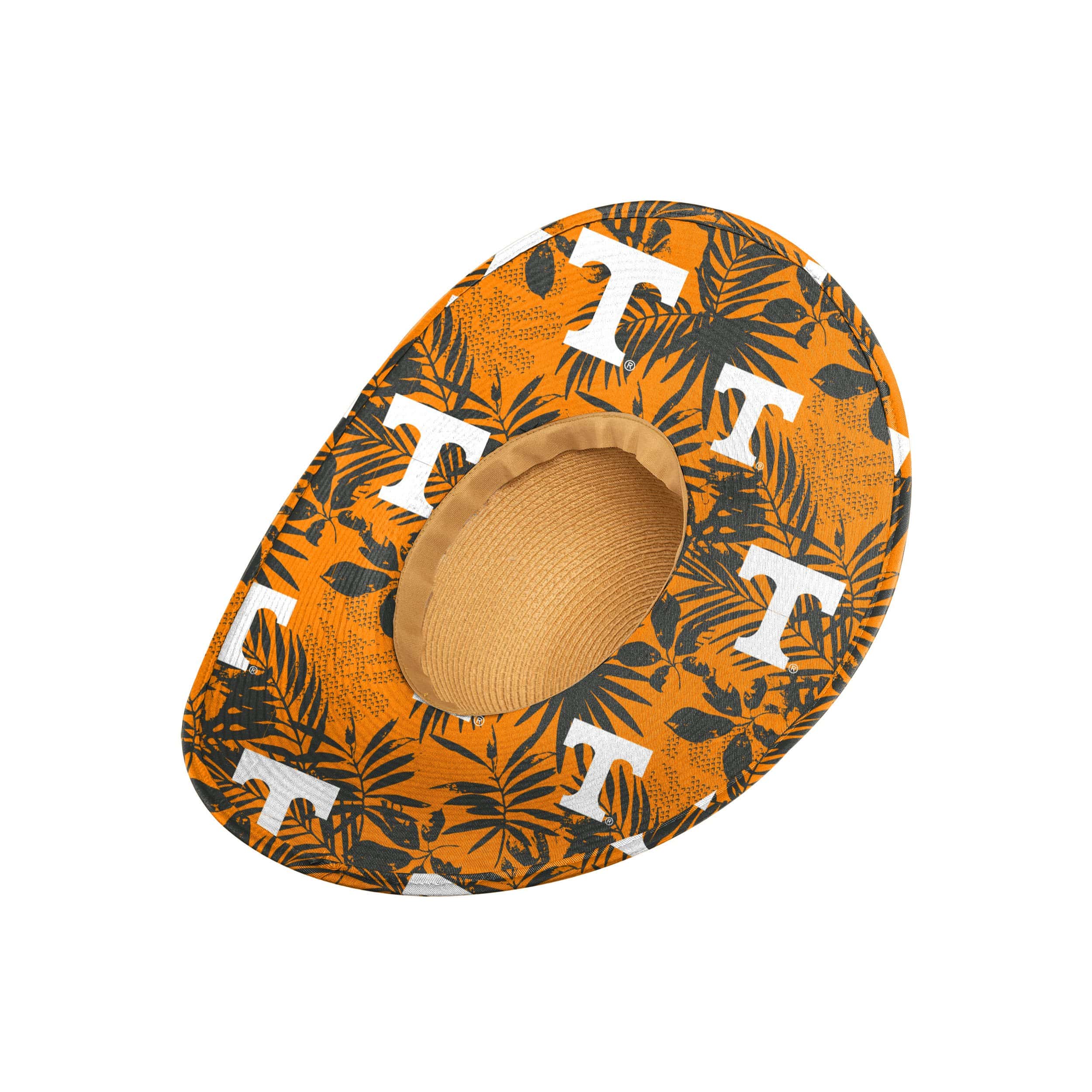 Tennessee Volunteers NCAA Womens Floral Straw Hat - Image 2